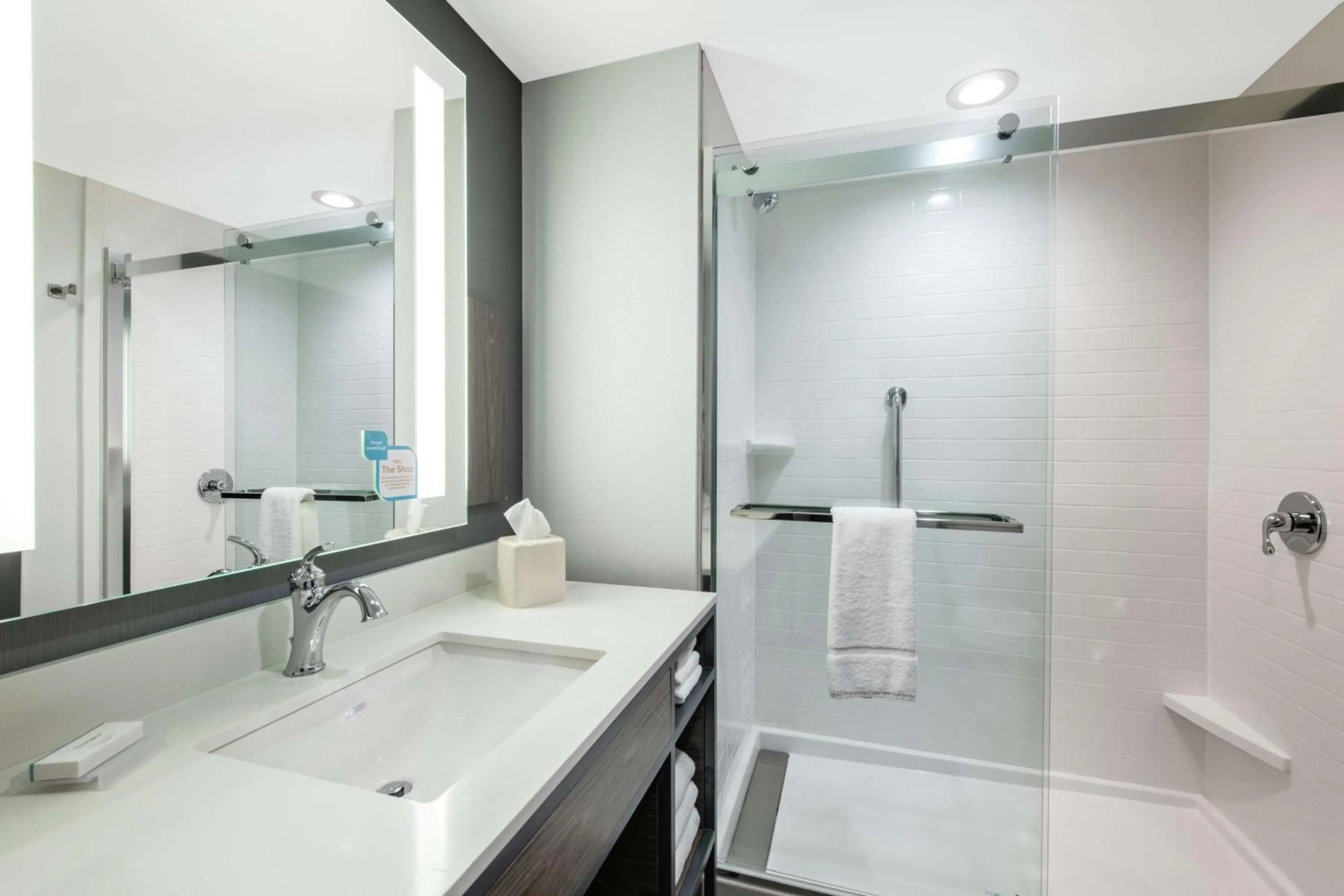 Shower in Hilton Garden Inn Pittsburgh Area Beaver Valley, Pa