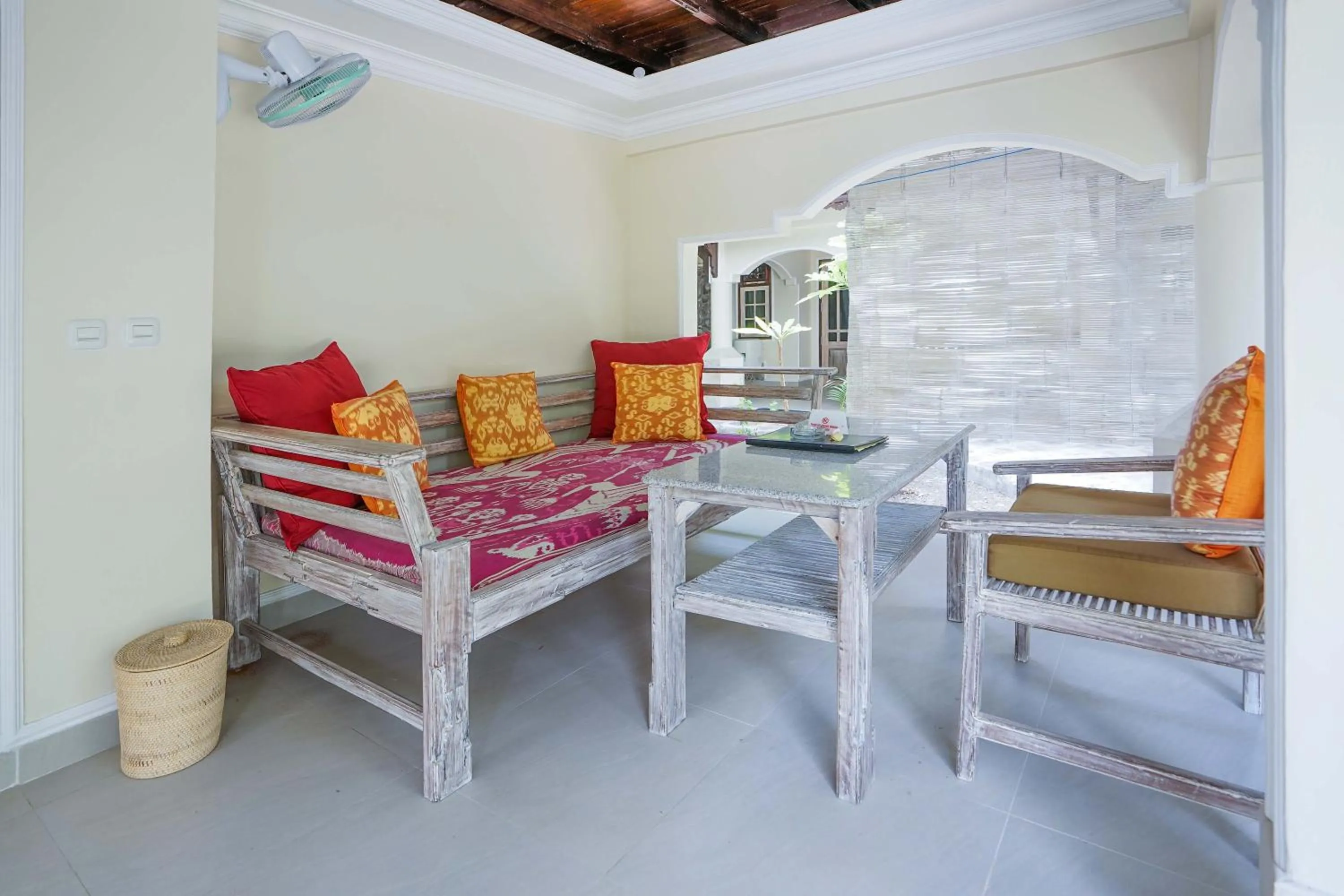 Seating area in Martas Hotel