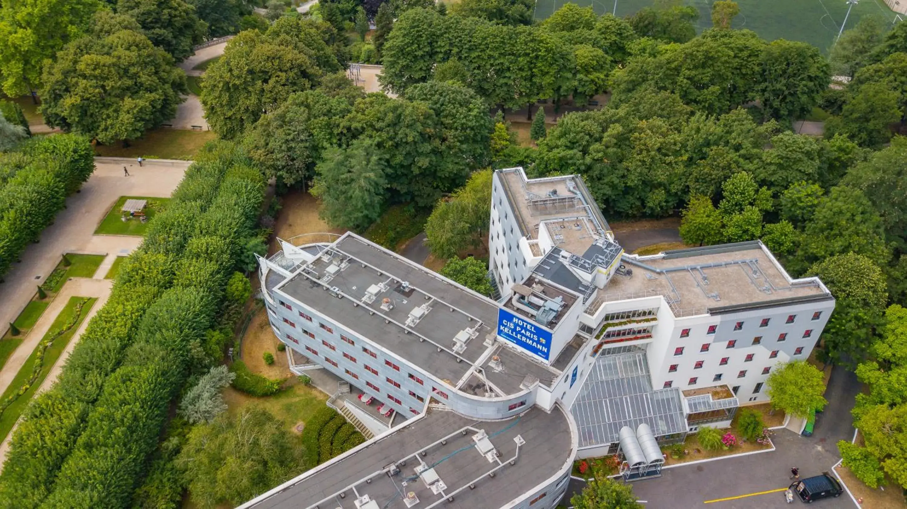 Restaurant/places to eat, Bird's-eye View in Hotel CIS Paris Kellermann