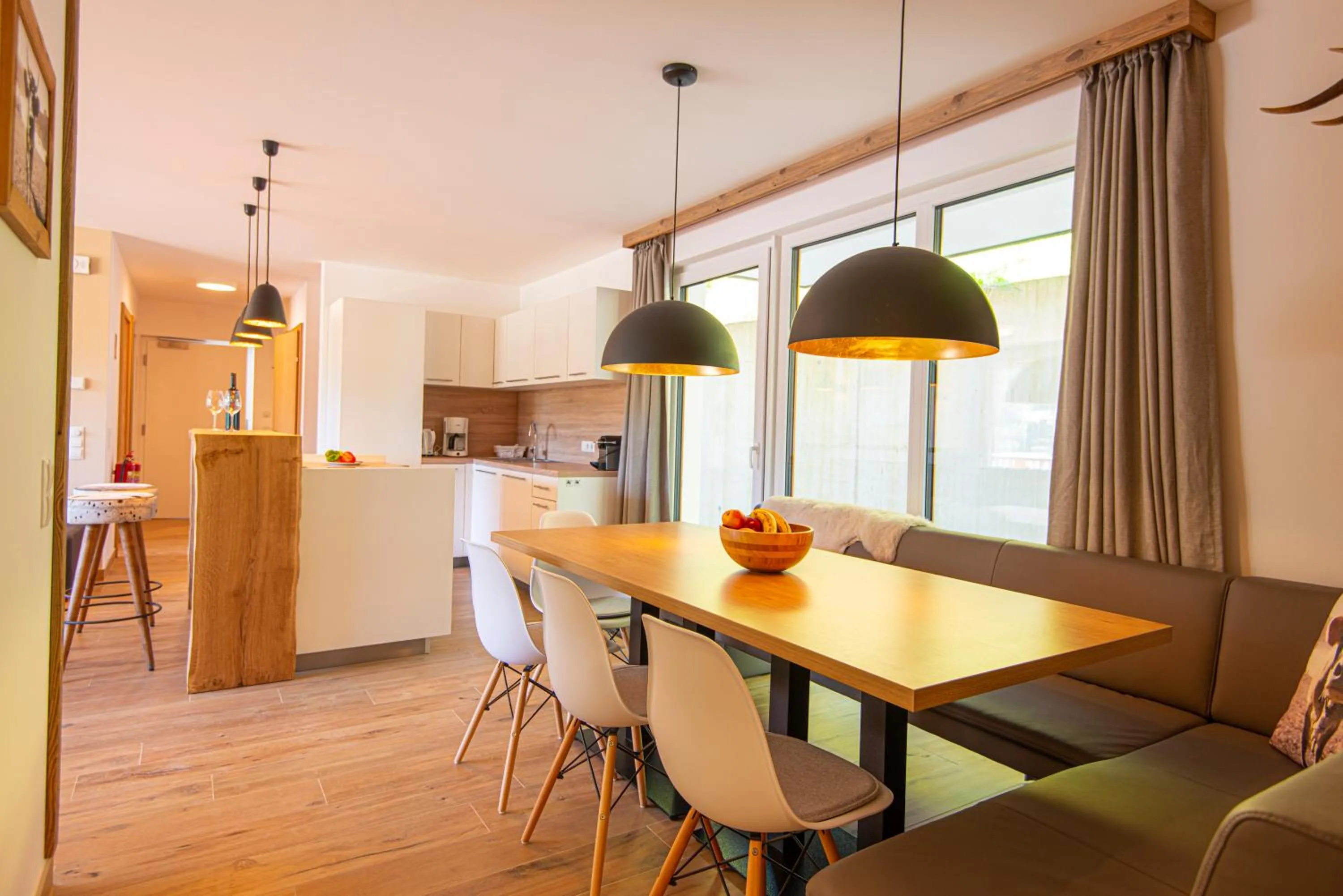 Dining area in Apartment Dorf Wagrain Alpenleben by AlpenTravel
