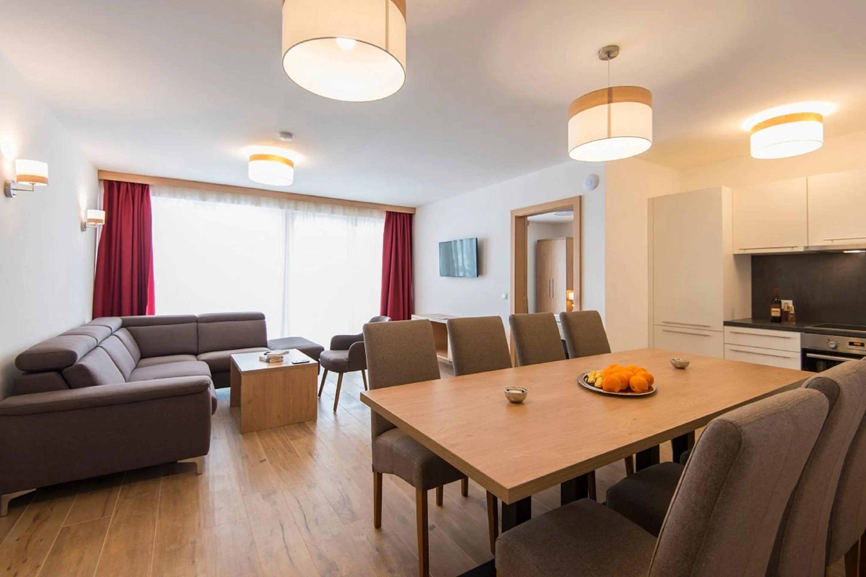 Living room in Apartment Dorf Wagrain Alpenleben by AlpenTravel