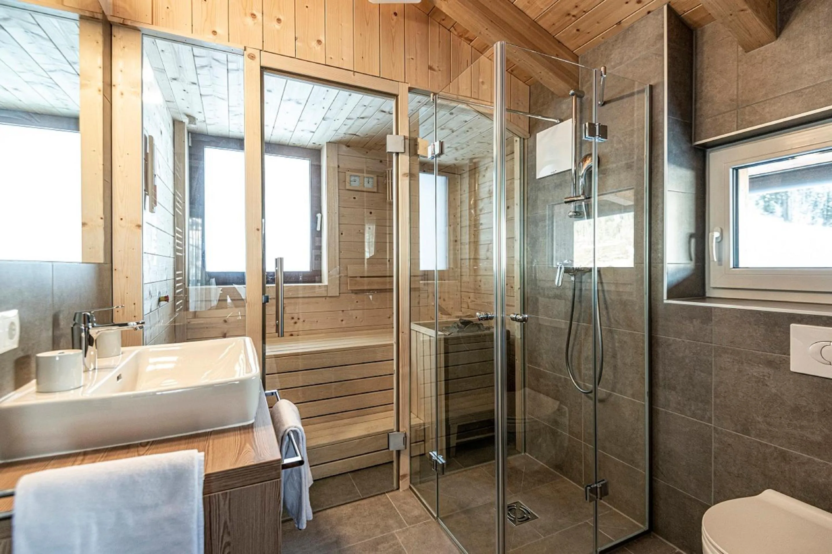 Toilet in Apartment Dorf Wagrain Alpenleben by AlpenTravel