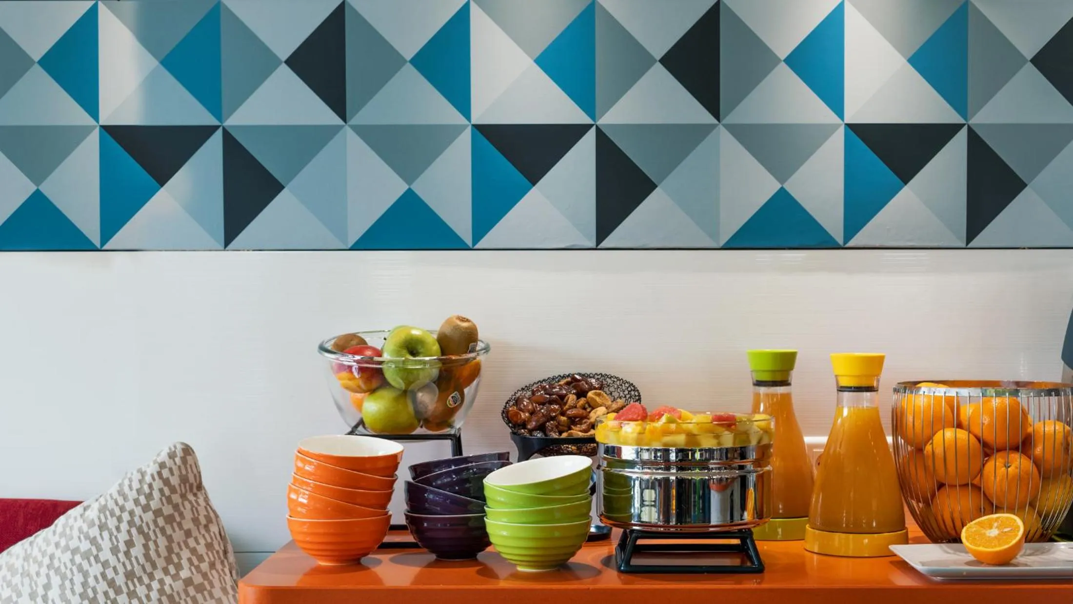 Buffet breakfast in ibis Styles Bayonne