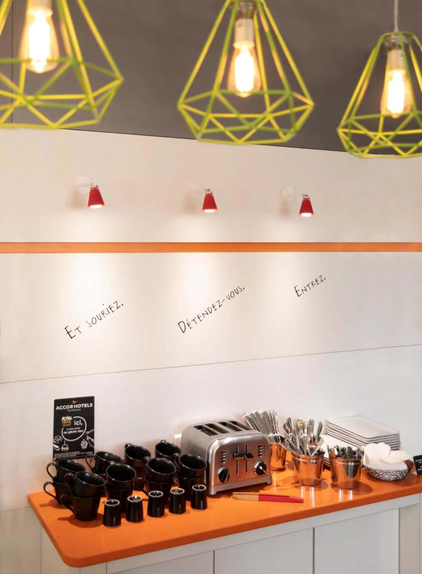 Buffet breakfast in ibis Styles Bayonne