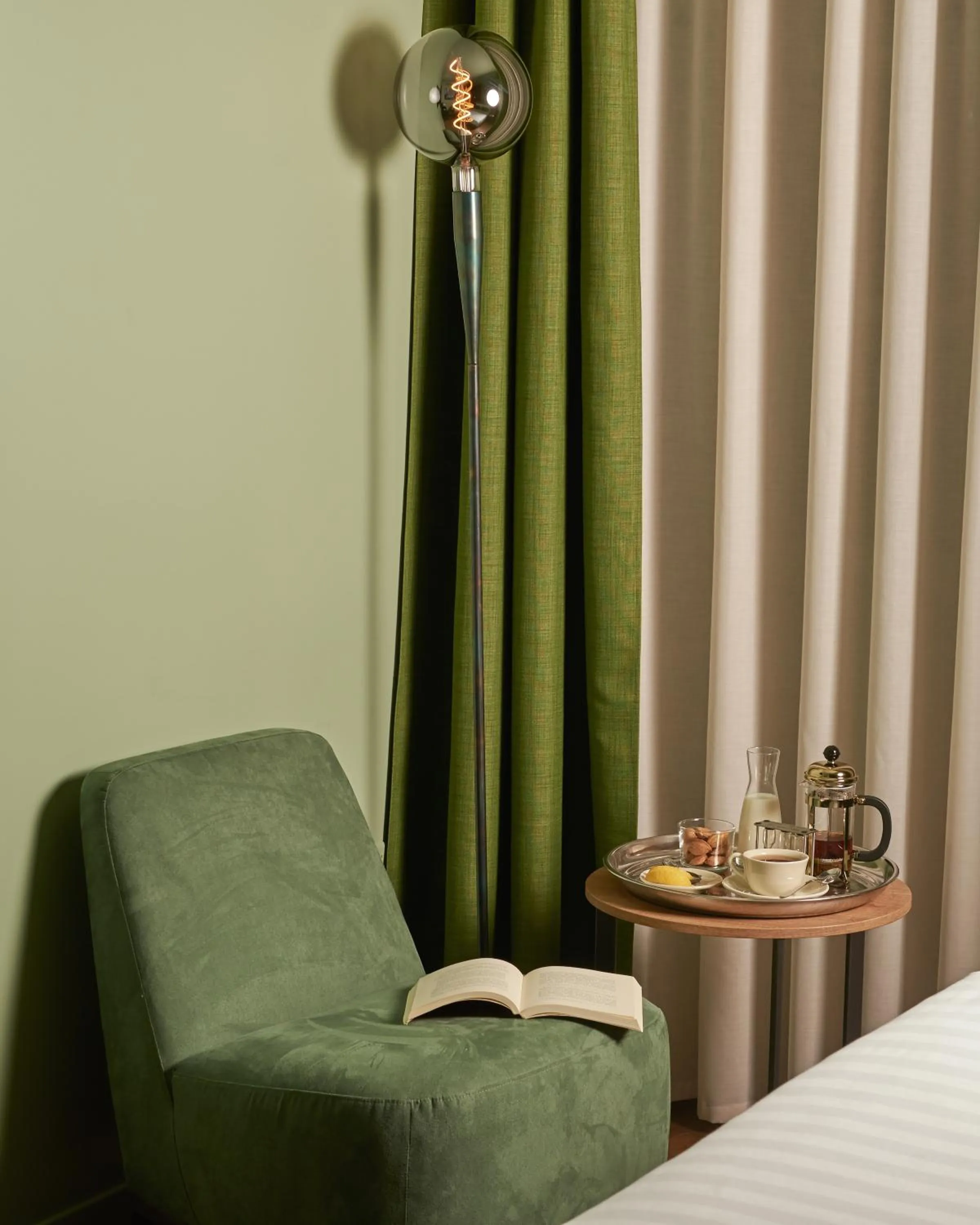 Decorative detail in 73 Boutique Hotel