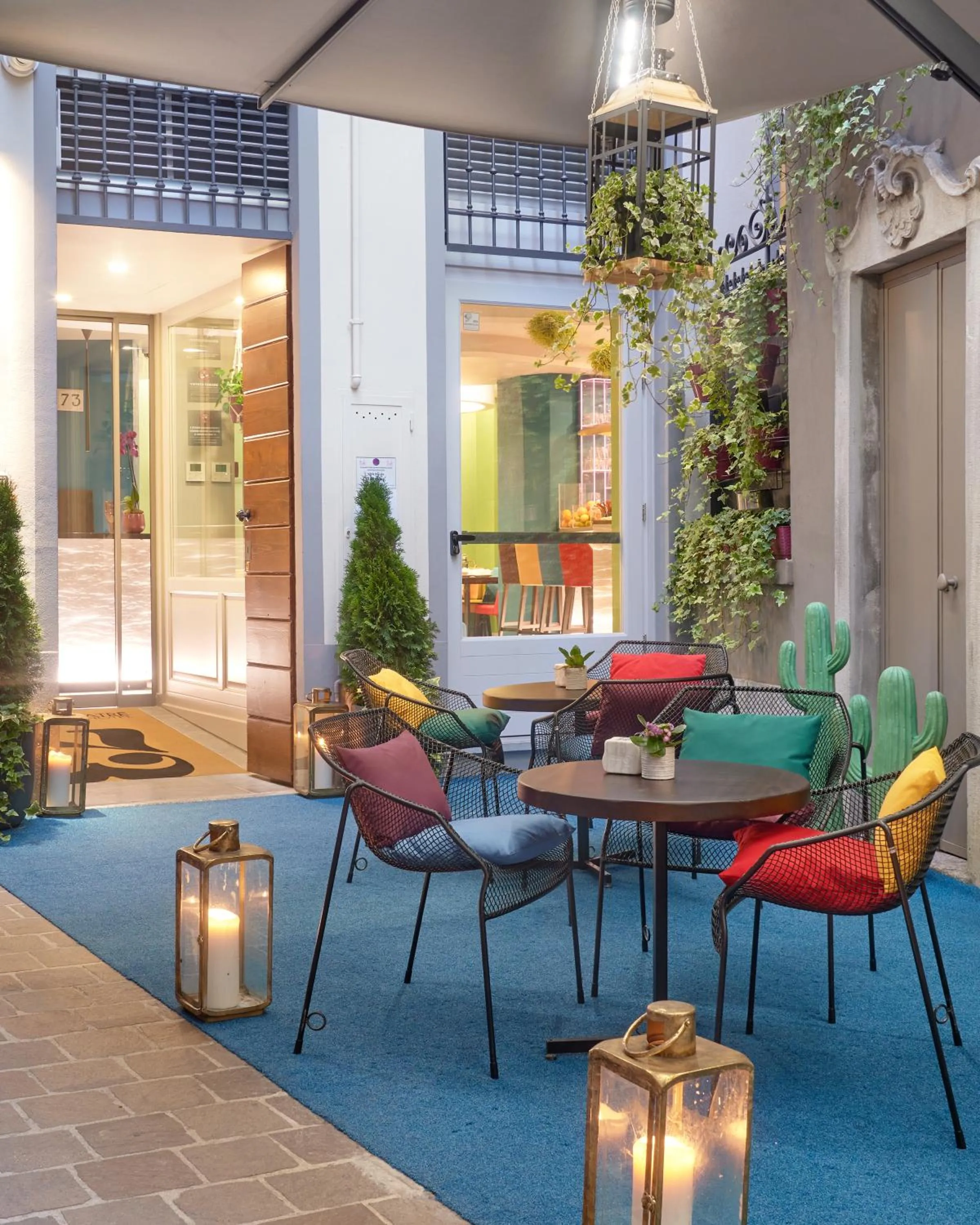 Patio in 73 Boutique Hotel