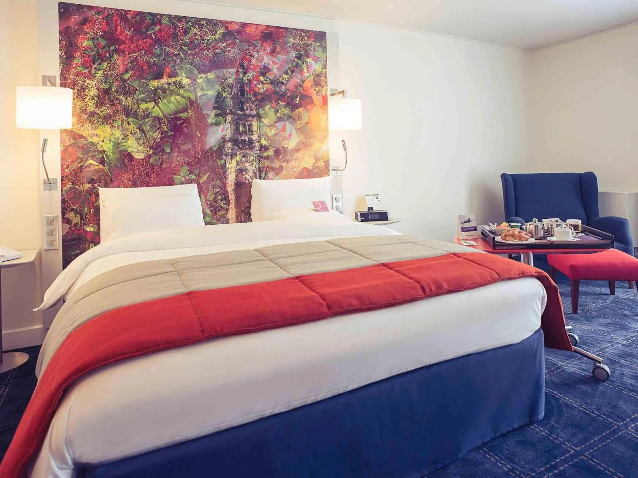 Bedroom, Bed in Mercure Lille Marcq en Baroeul