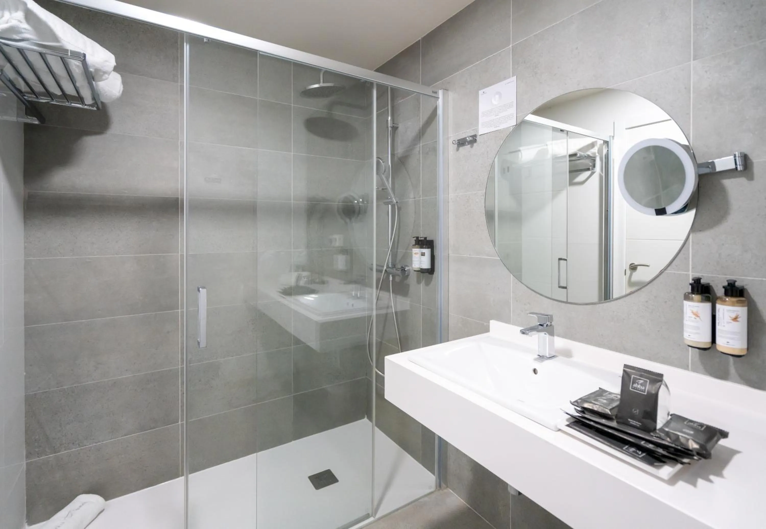 Bathroom in Bilbao City Center by abba Suites