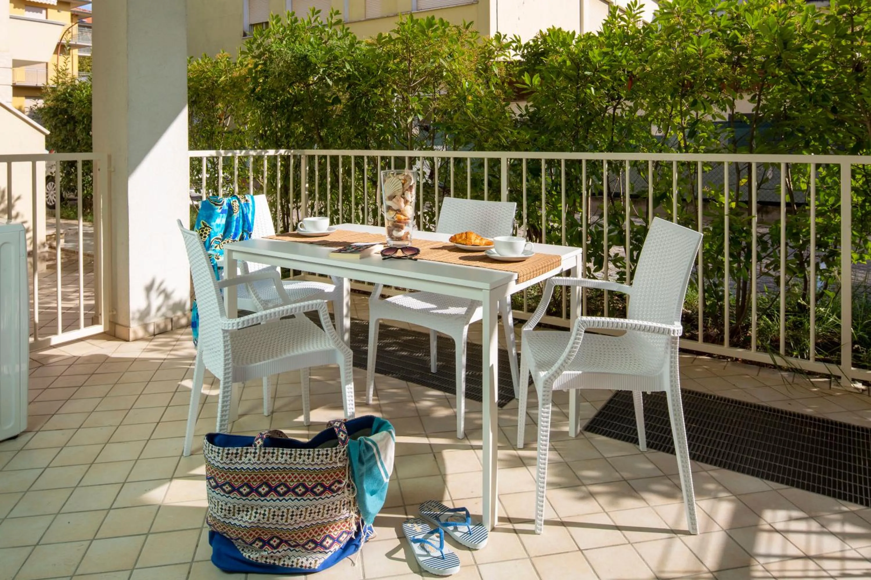 Inner courtyard view in Residence I Diamanti - Siroli Collection