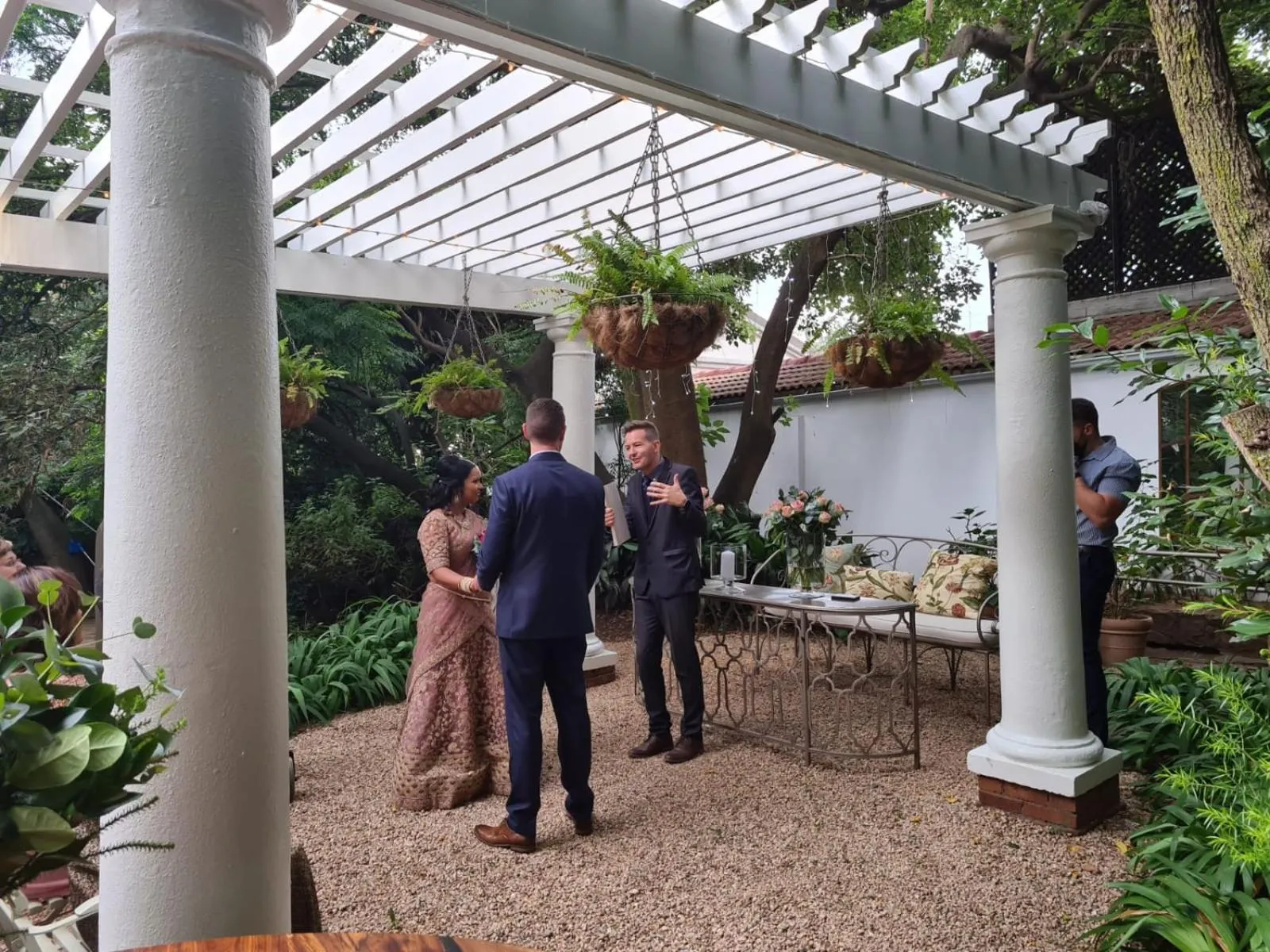 Patio in The Great Gatsby Houghton