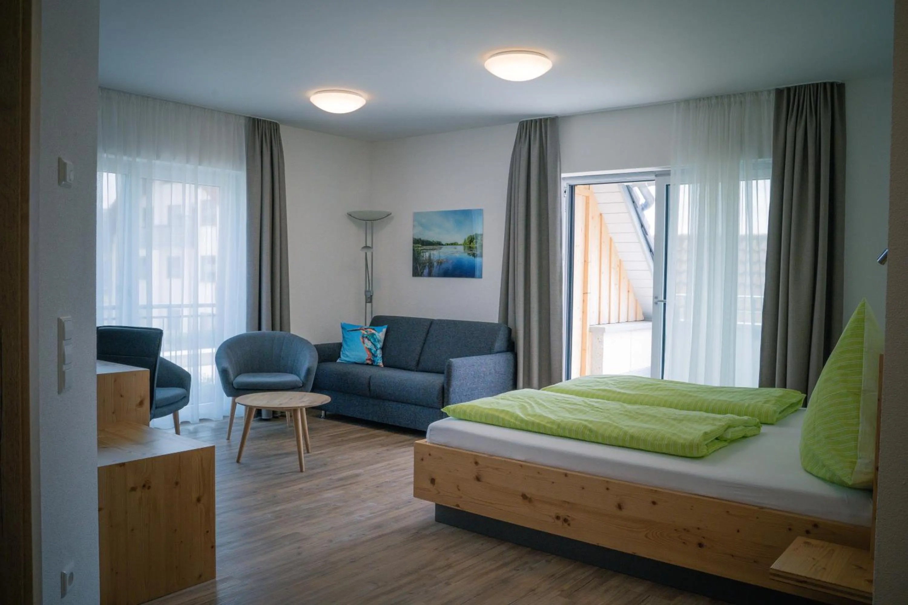 Living room, Bed in Pension Yvonne - SUPERIOR