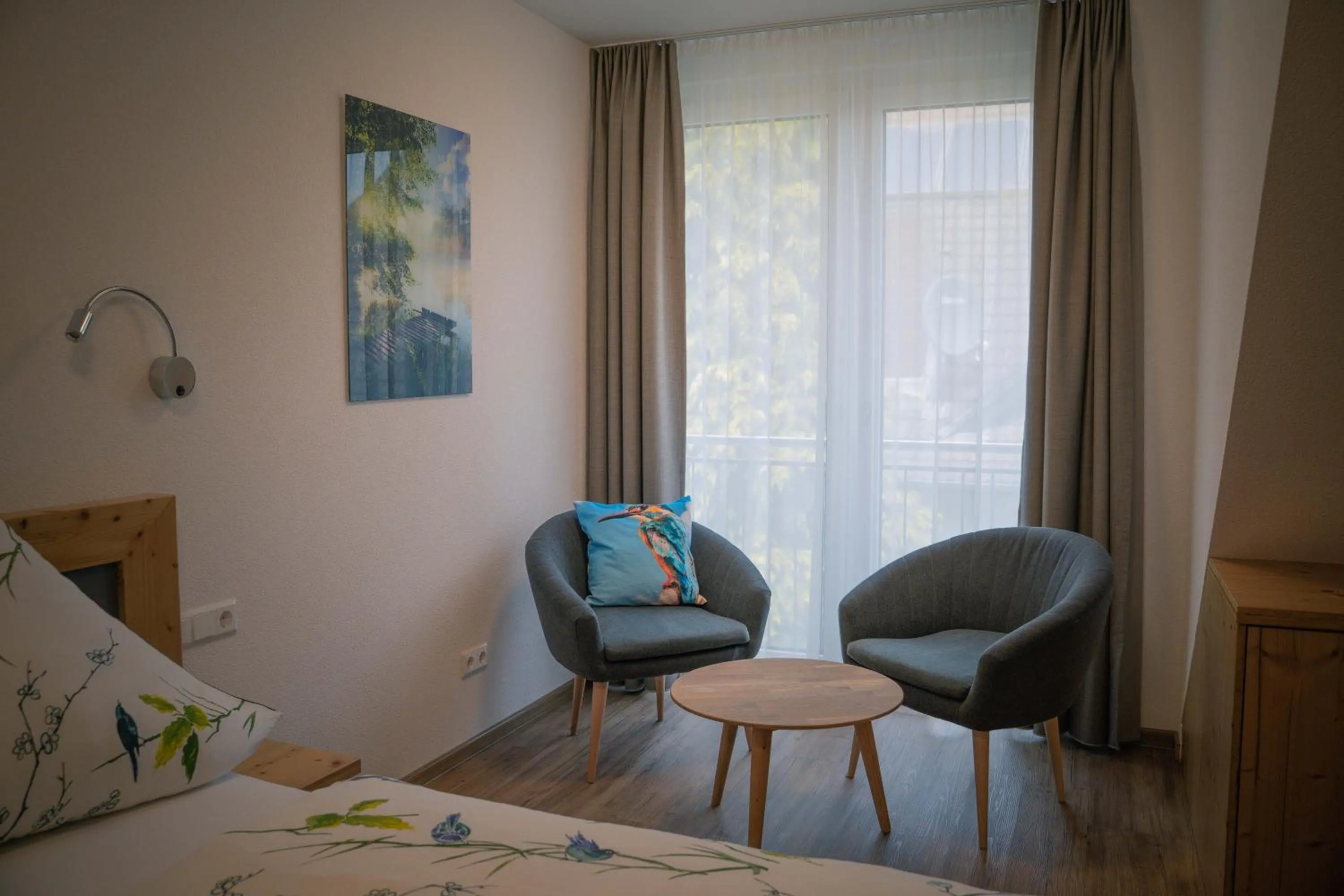 Seating area, Bed in Pension Yvonne - SUPERIOR