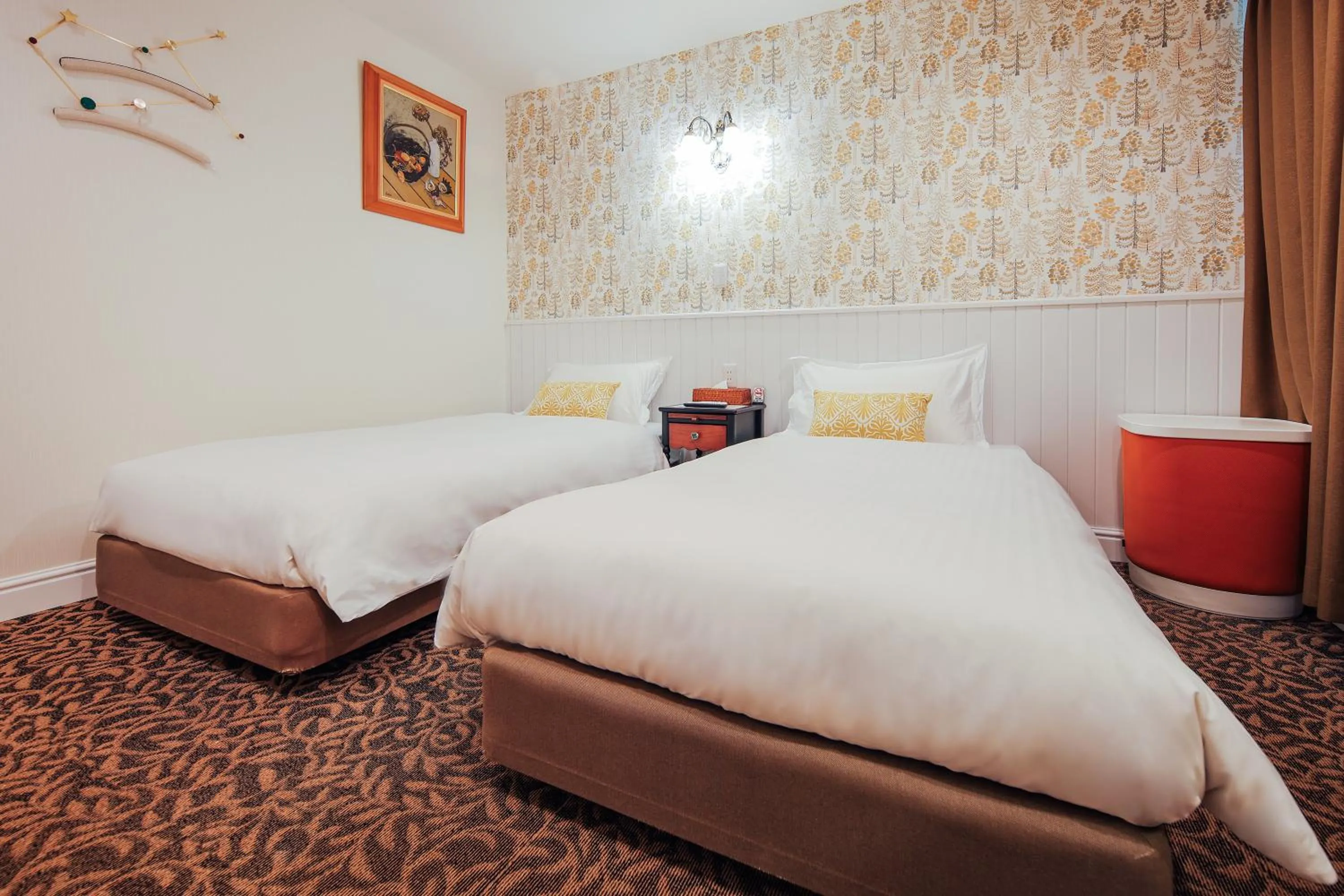 Bed in Hotel Wellies