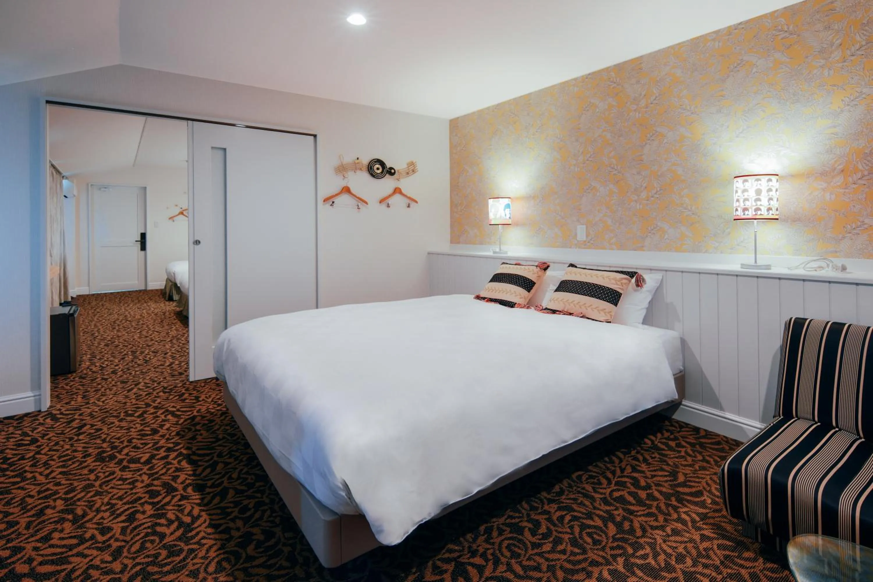 Bed in Hotel Wellies