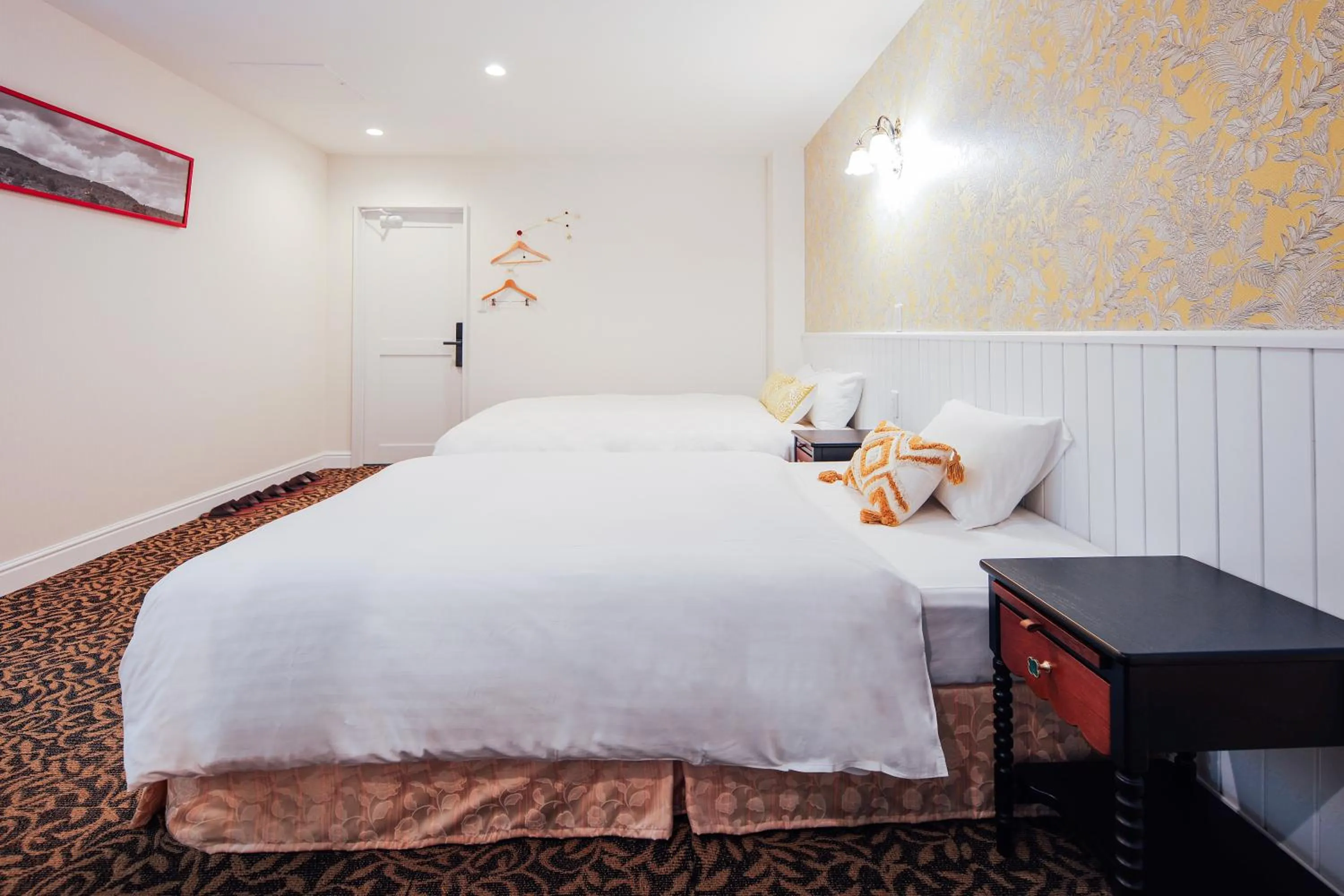 Bed in Hotel Wellies