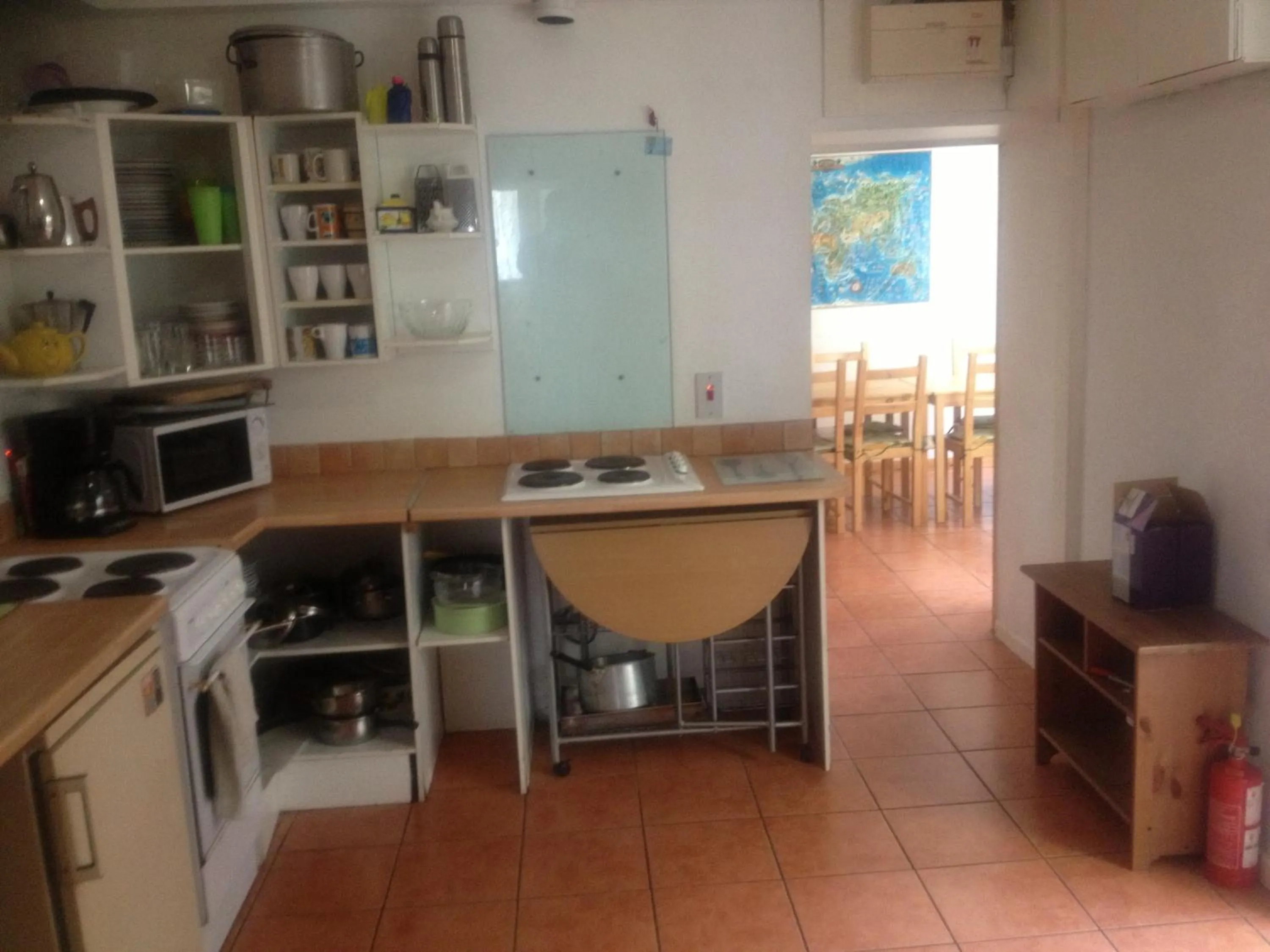 Communal kitchen in Causeway Coast Independent Hostel