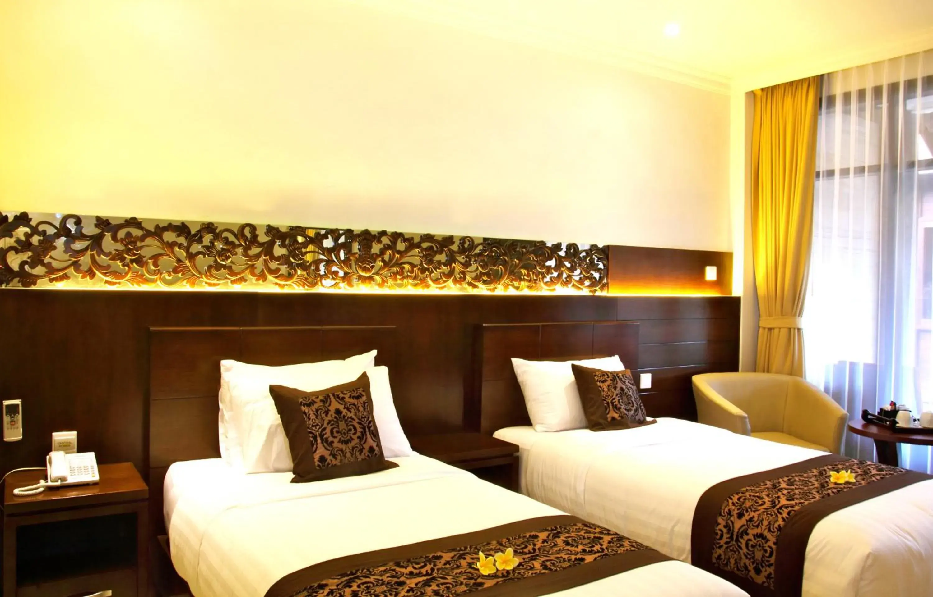 Bed in Ari Putri Hotel