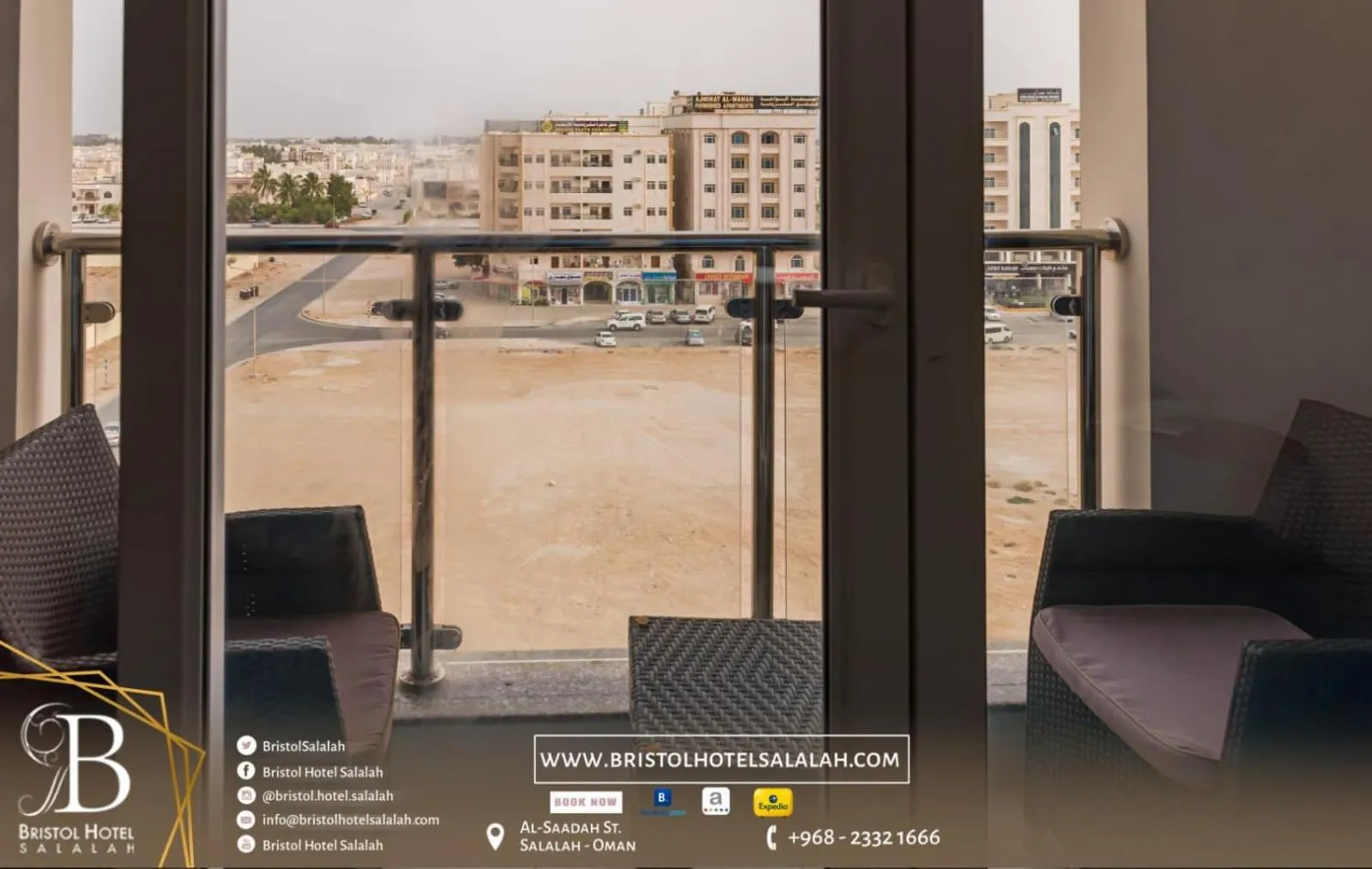 Seating area in Bristol Hotel Salalah