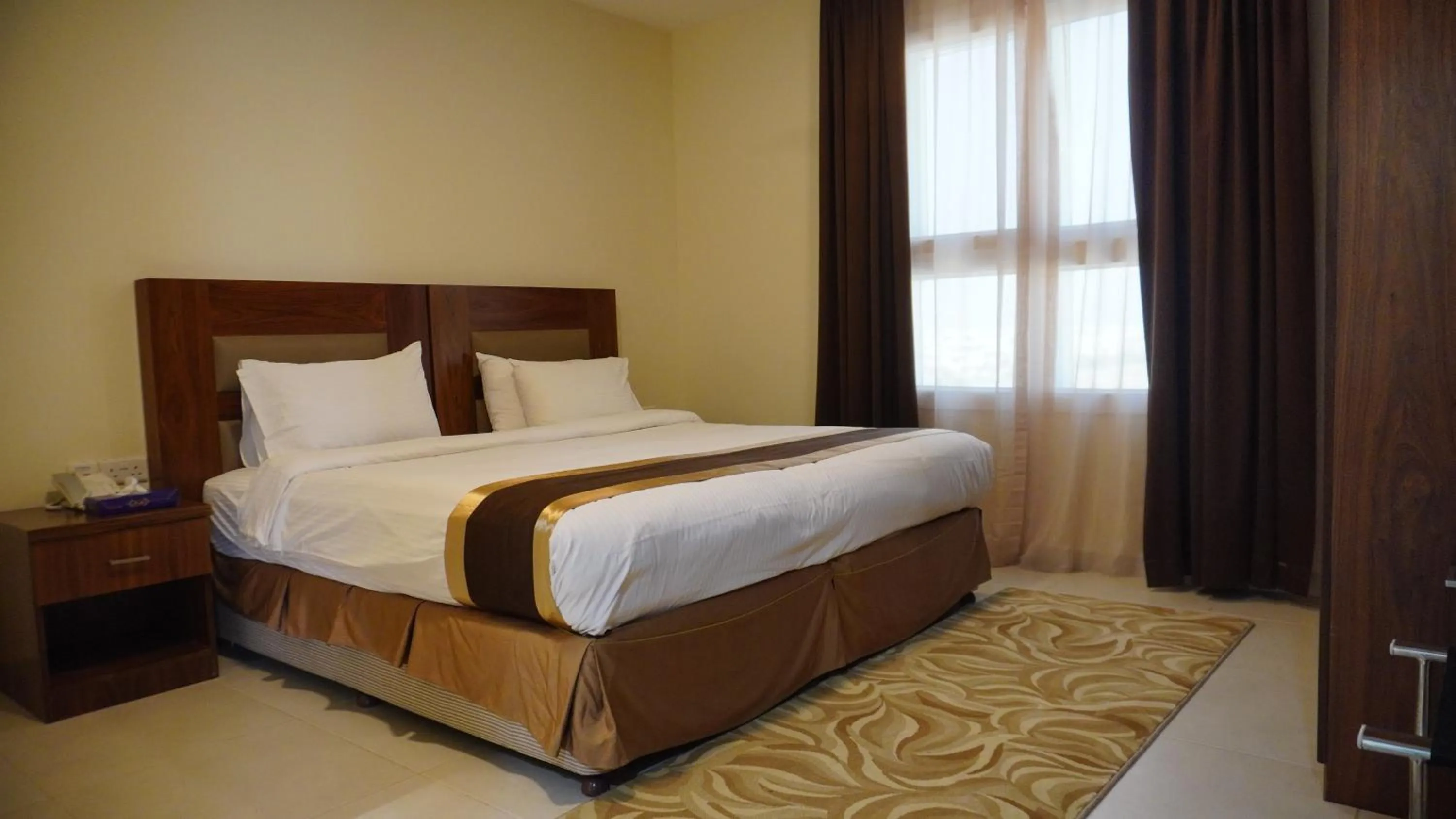 Bed in Bristol Hotel Salalah