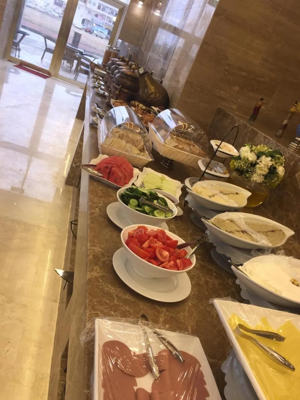 Buffet breakfast in Bristol Hotel Salalah