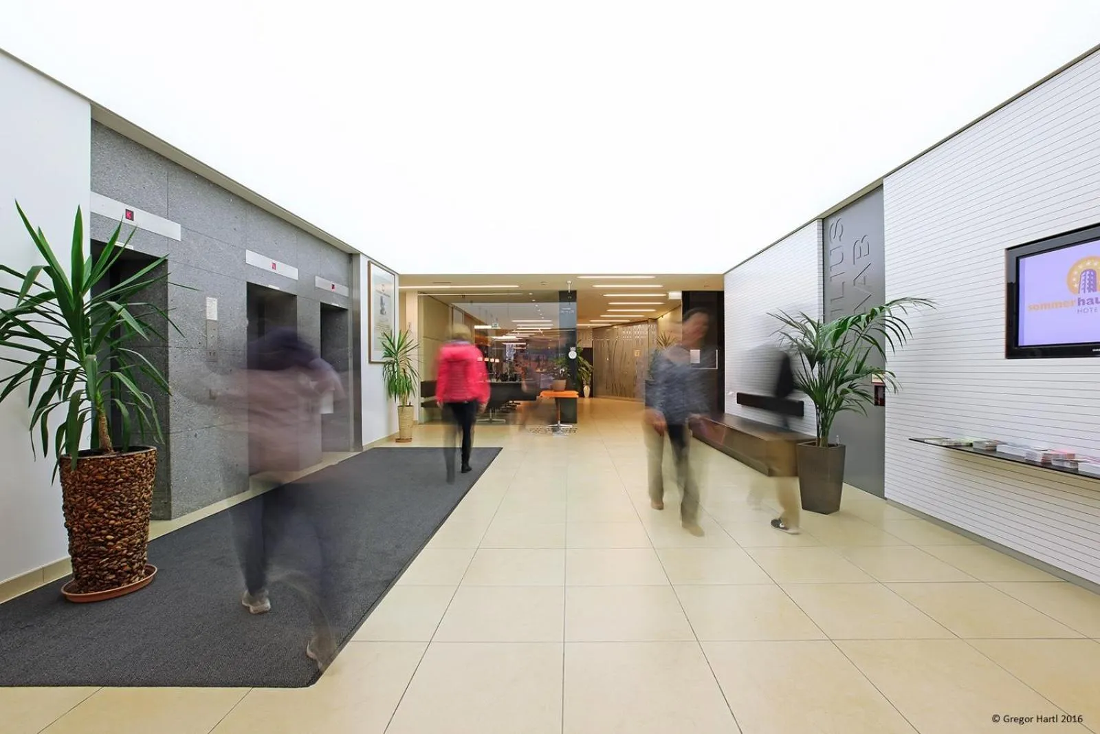 Lobby or reception in Hotel Sommerhaus Linz