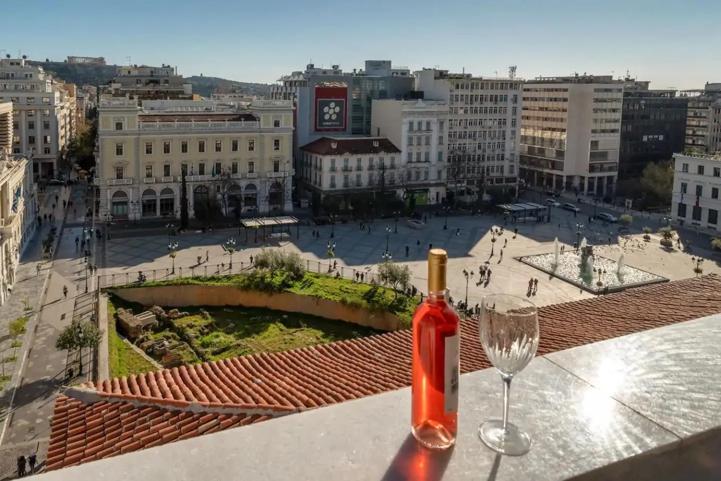 Balcony/Terrace in Amazing Apartments @ Aiolou Str.