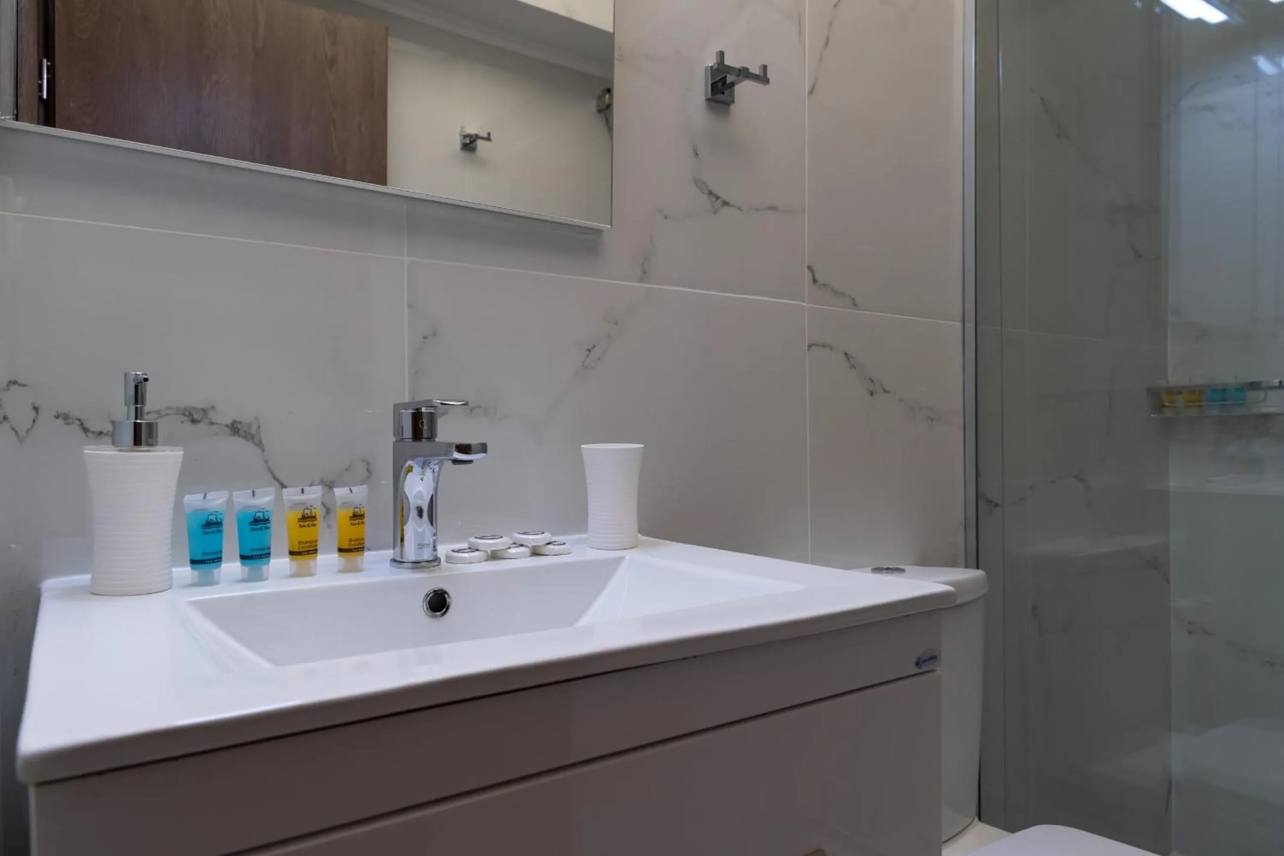 Bathroom in Amazing Apartments @ Aiolou Str.