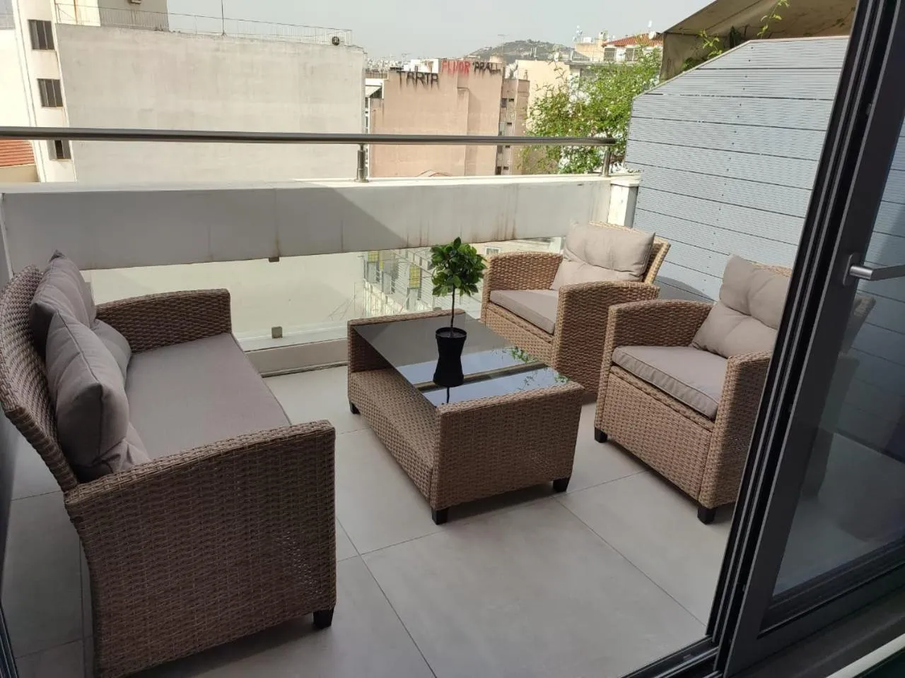 Balcony/Terrace in Amazing Apartments @ Aiolou Str.