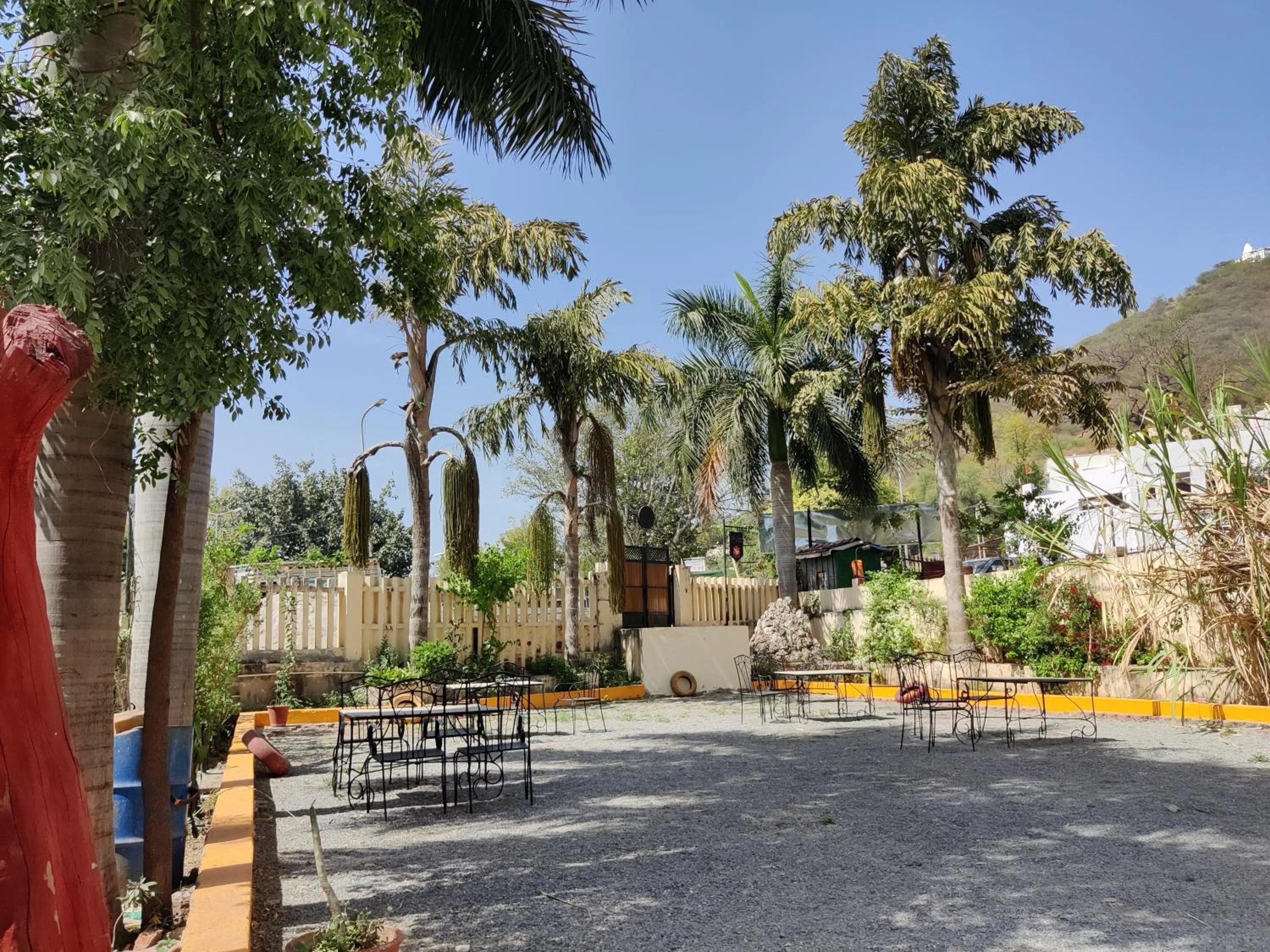 Patio in The Fateh Hotel by Le Pension Stays