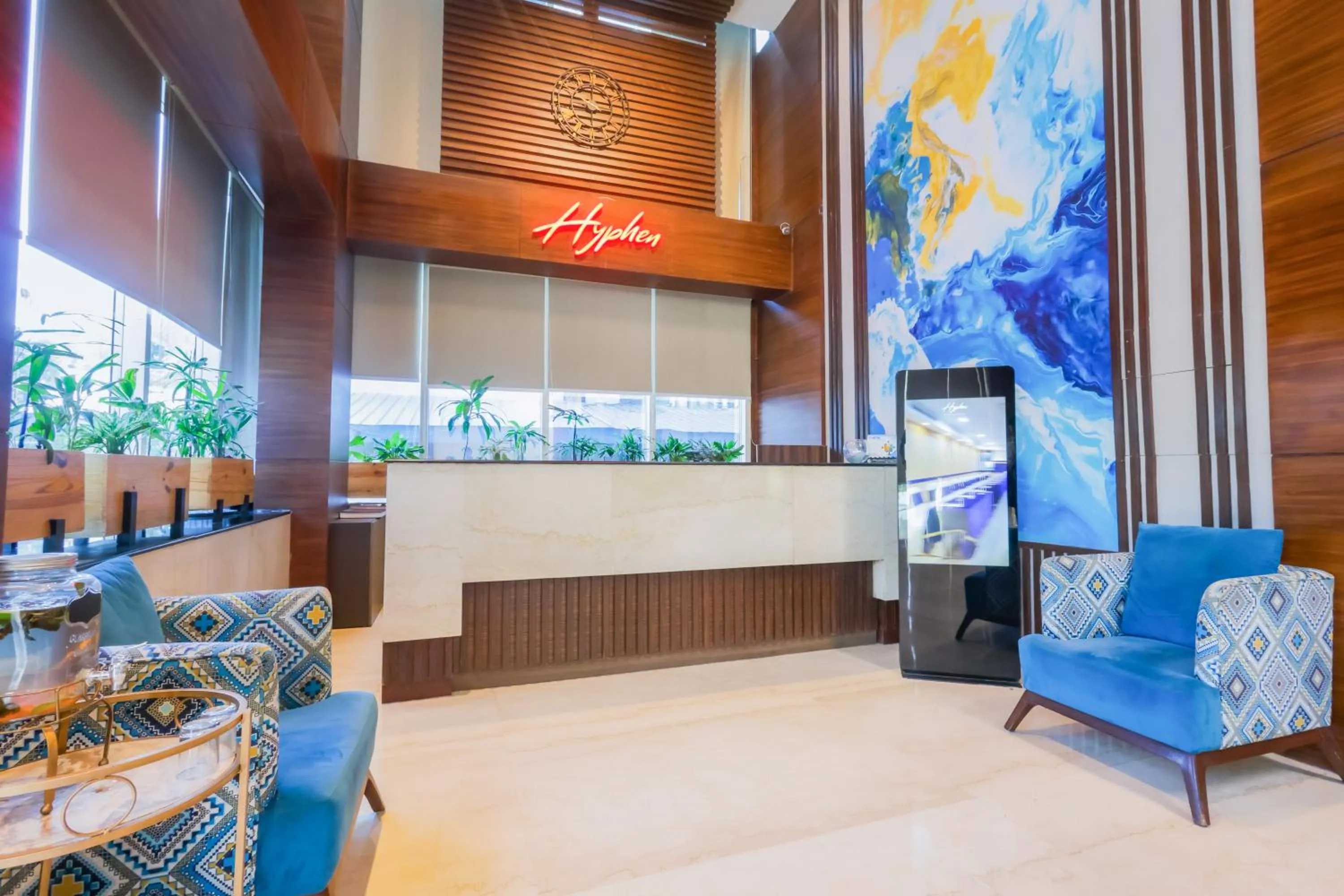 Lobby or reception in Hyphen Business Hotel