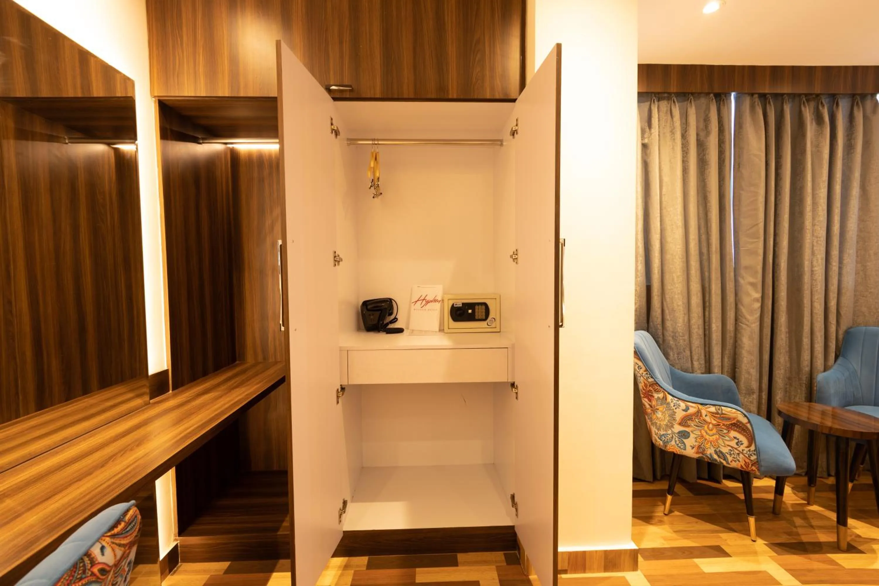 wardrobe in Hyphen Business Hotel