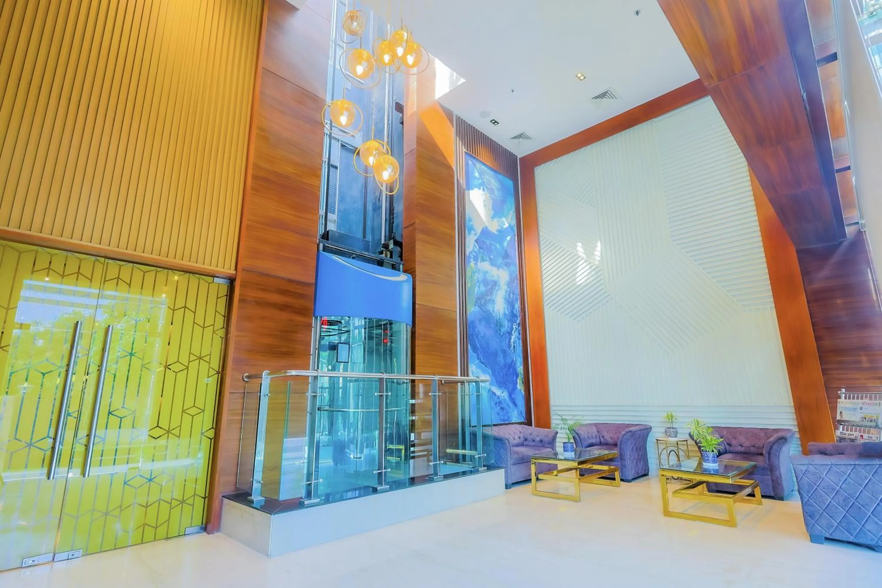 Lobby or reception in Hyphen Business Hotel
