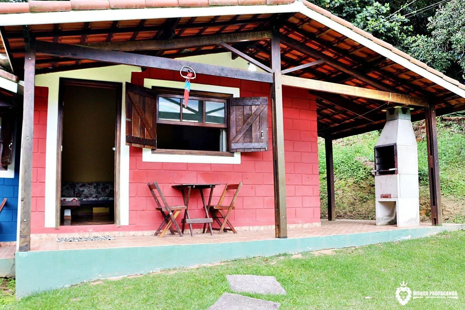 Balcony/Terrace in Eco Chalés Luar das Marés