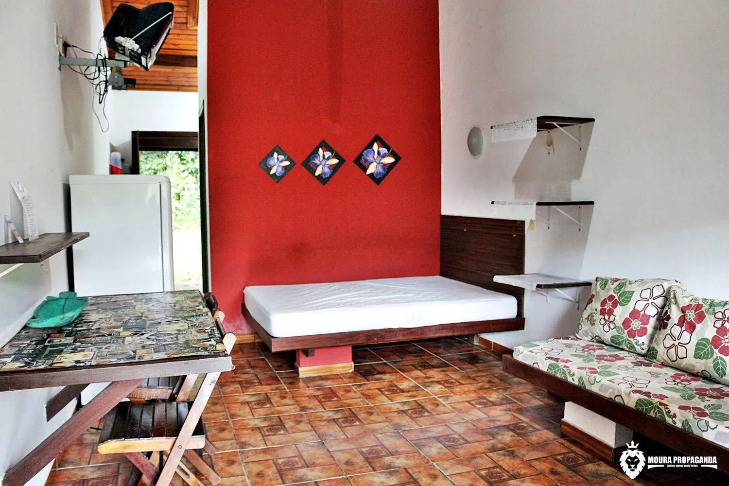 Bed in Eco Chalés Luar das Marés