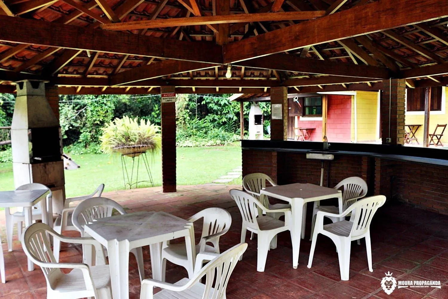 BBQ facilities in Eco Chalés Luar das Marés