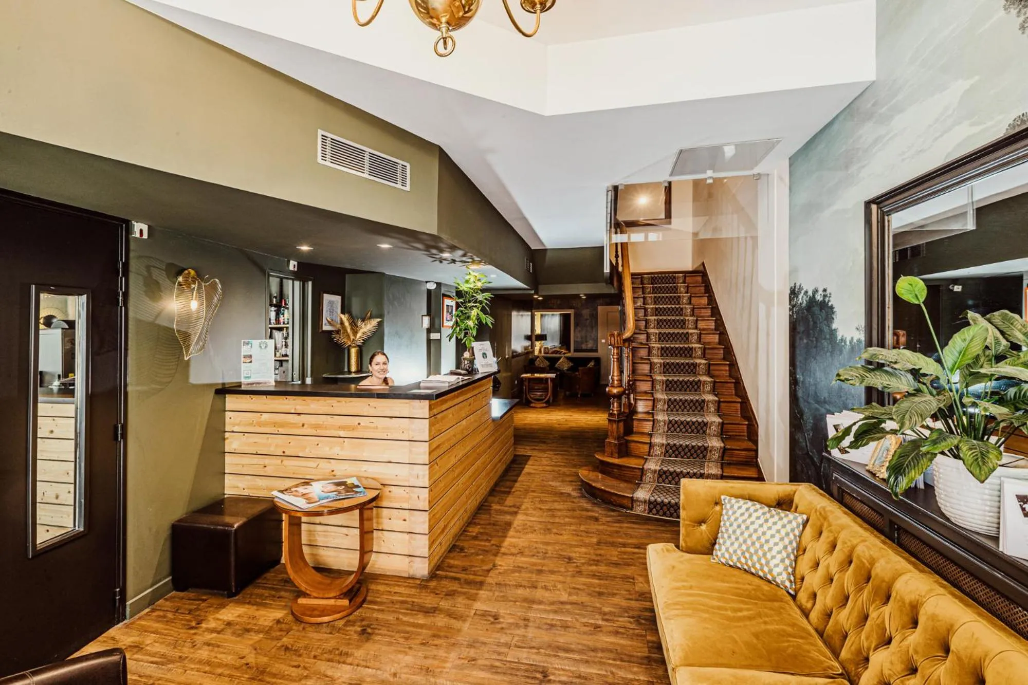 Lobby or reception in Hotelo Lyon Ainay