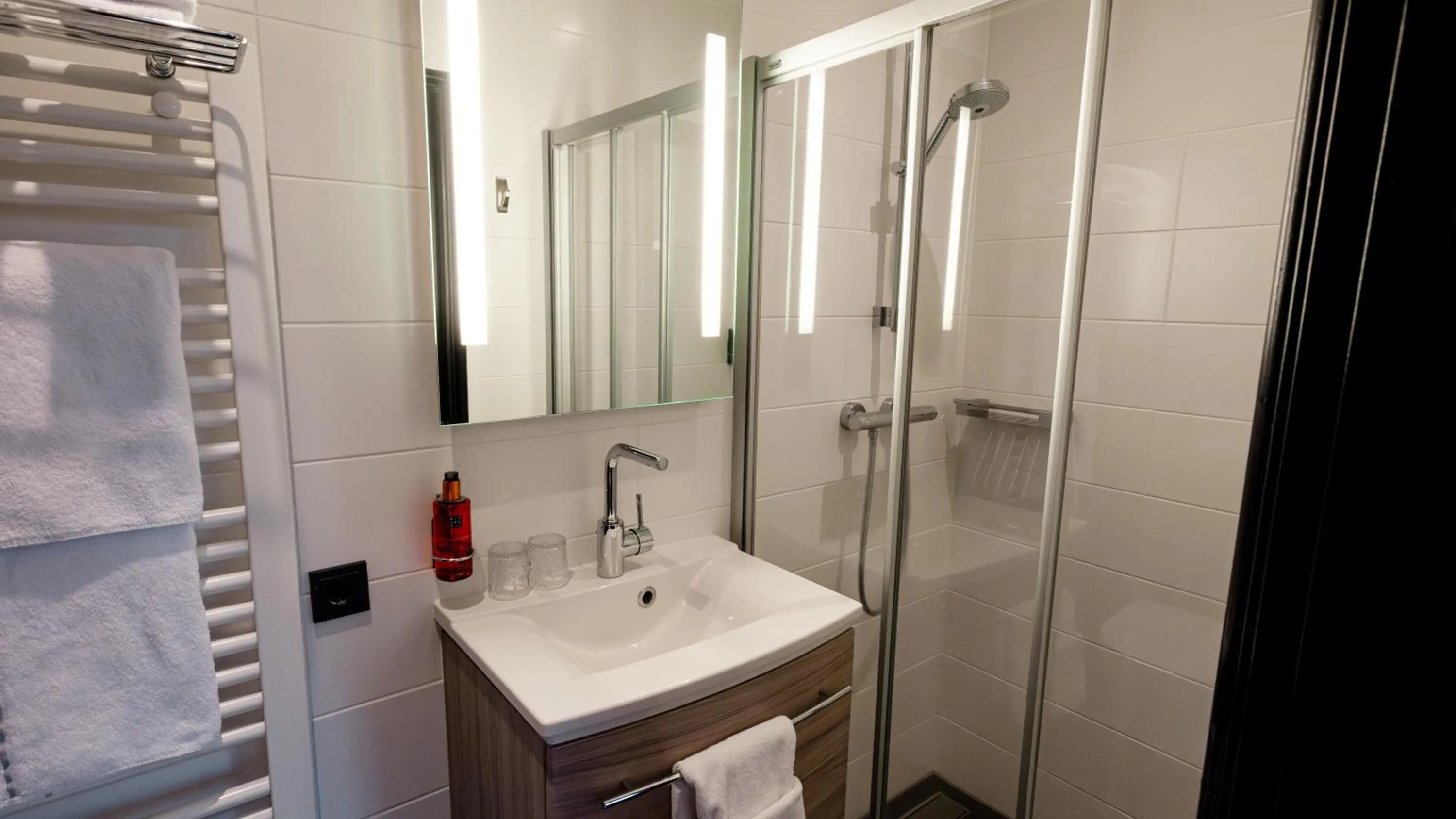 Shower in B&B 't Poorthuys