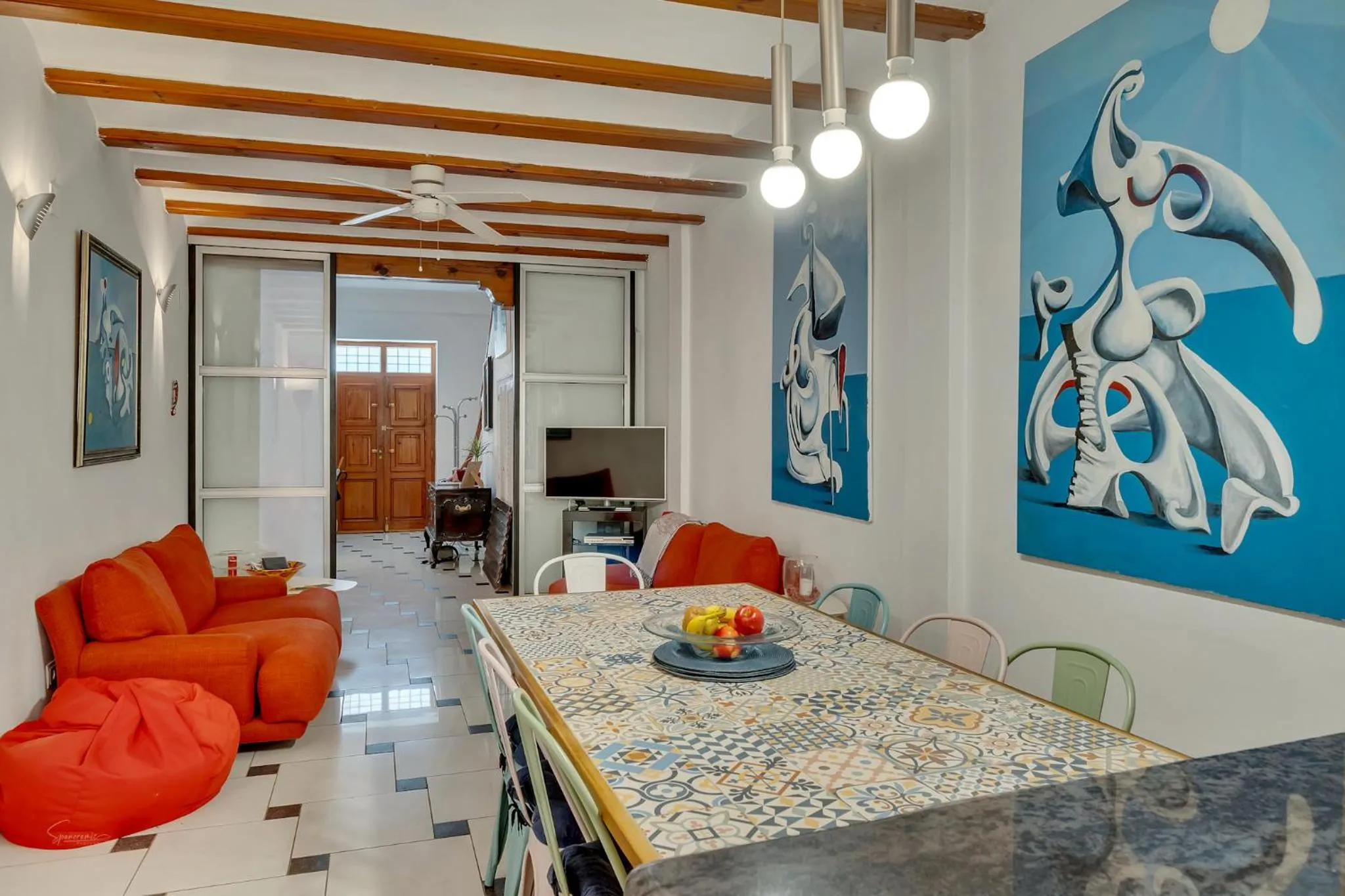 Living room in Denia Townhouse