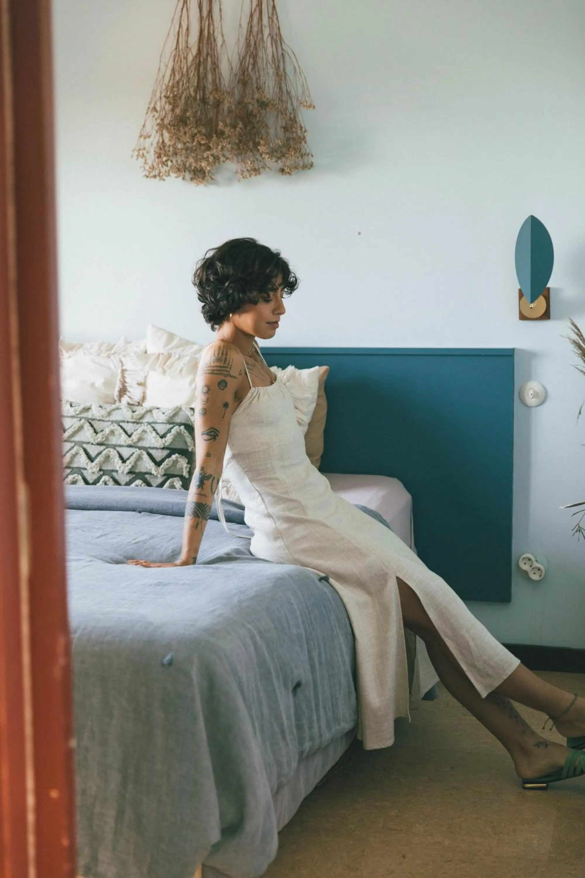 Bed in Eco-lodge Villa Epicurea