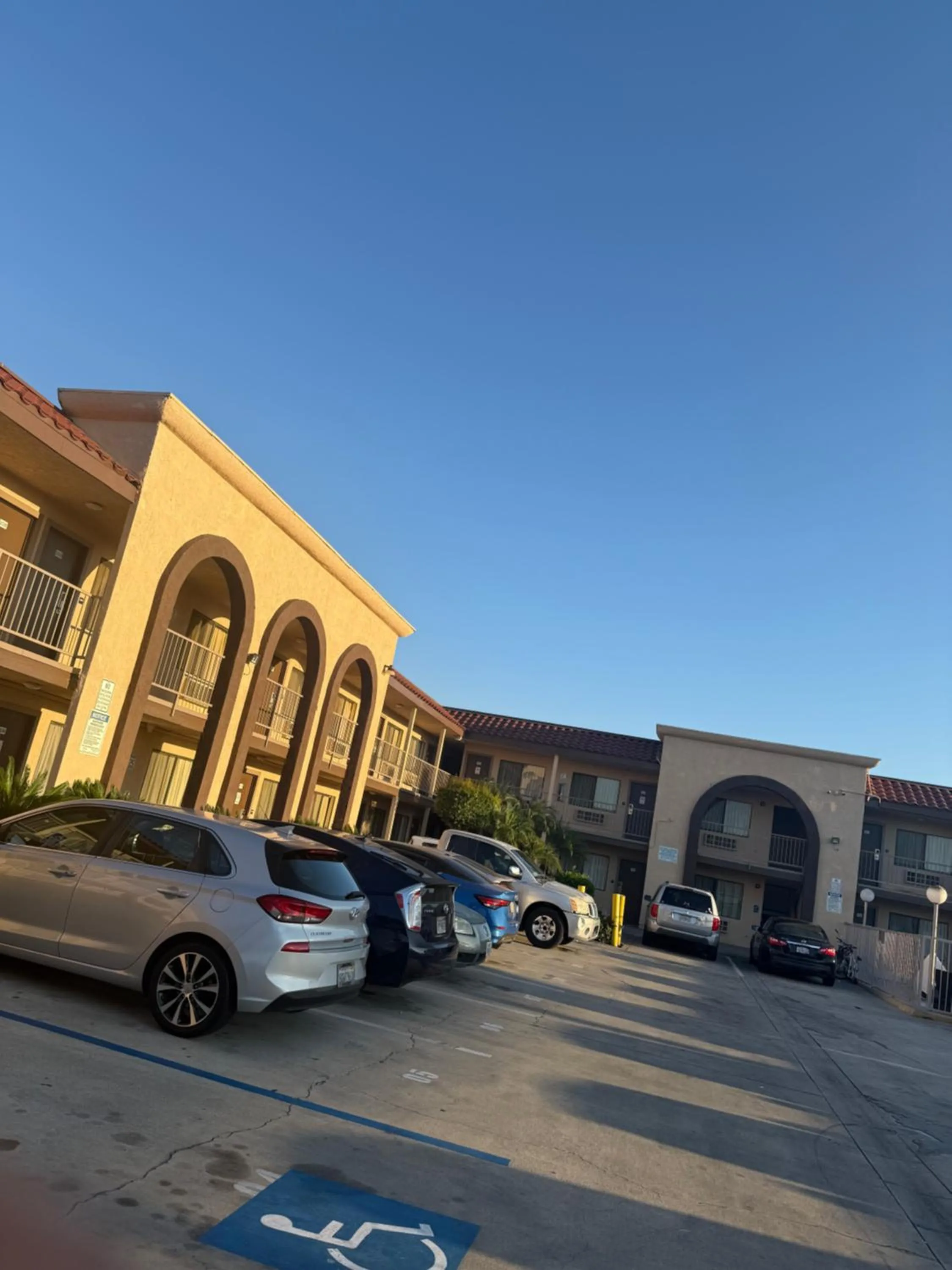 Property building in Anaheim National Inn