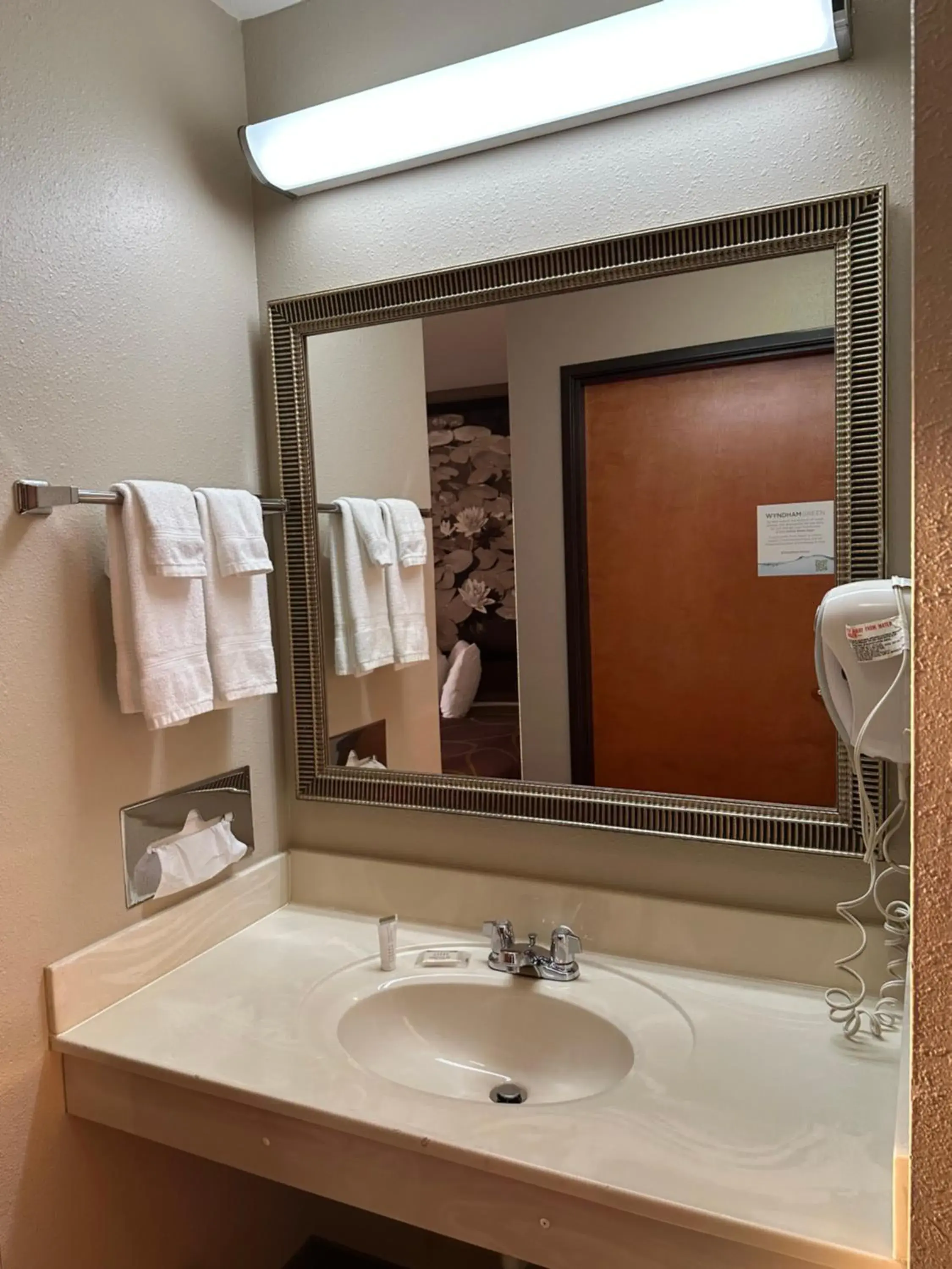 Bathroom in Super 8 by Wyndham Union Bathroom in Super 8 by Wyndham Union