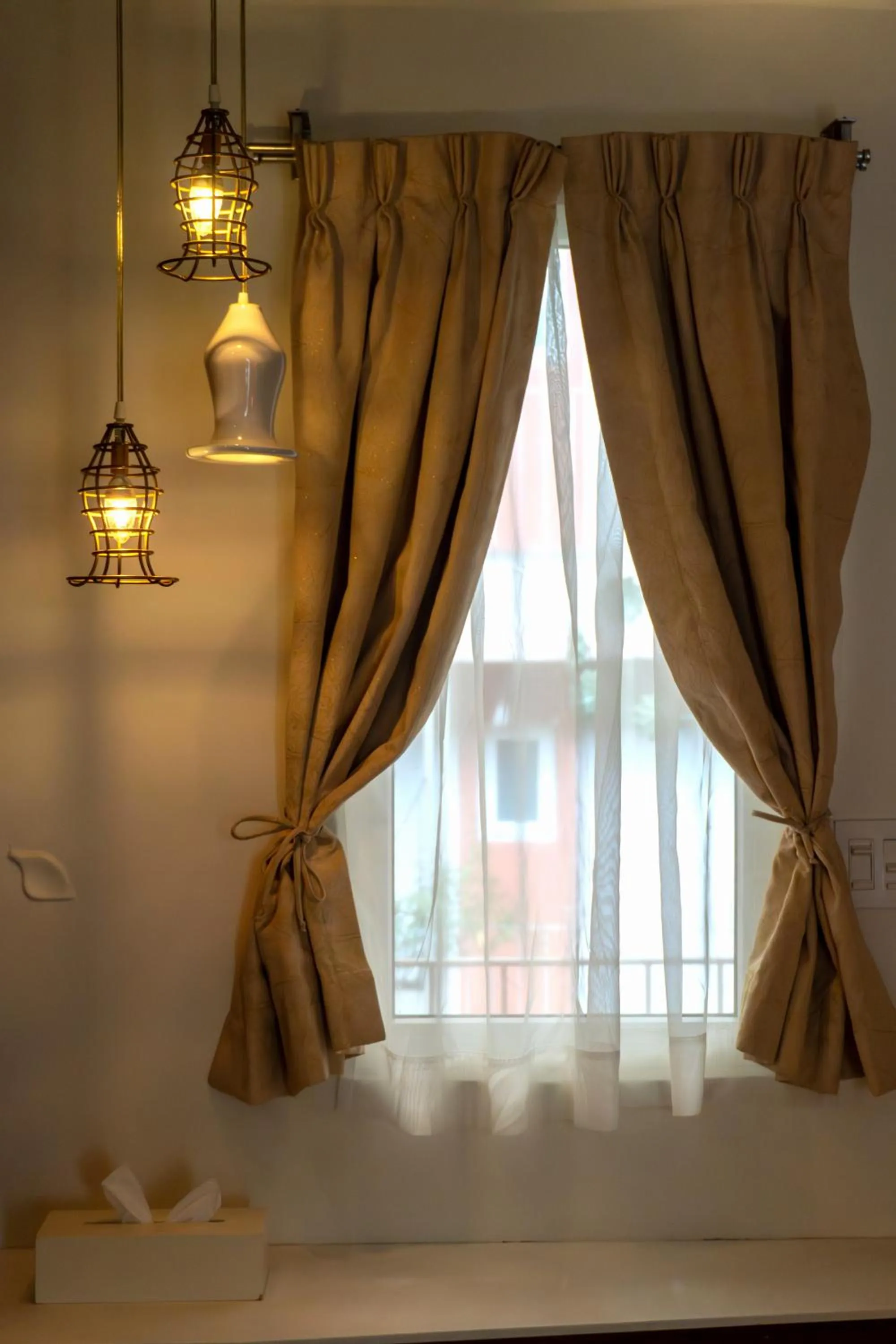 Bed in Flor de Mayo Hotel & Restaurant