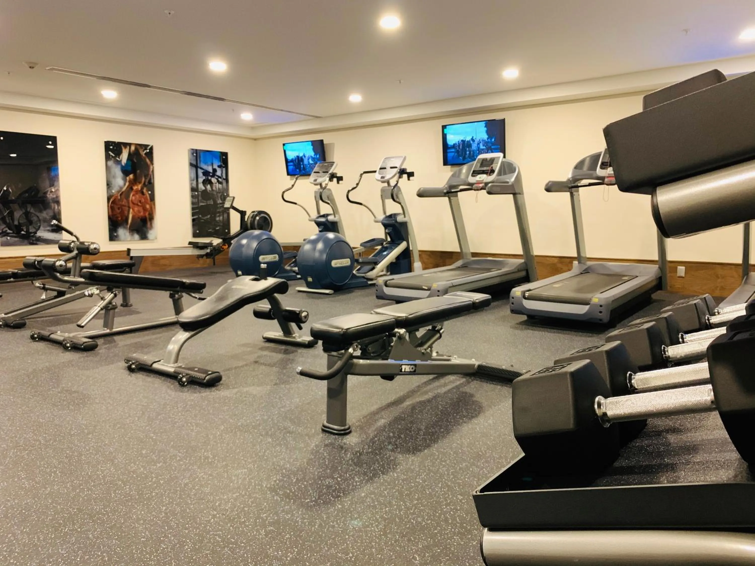Fitness centre/facilities in Holiday Inn Express - Mexico Basilica by IHG