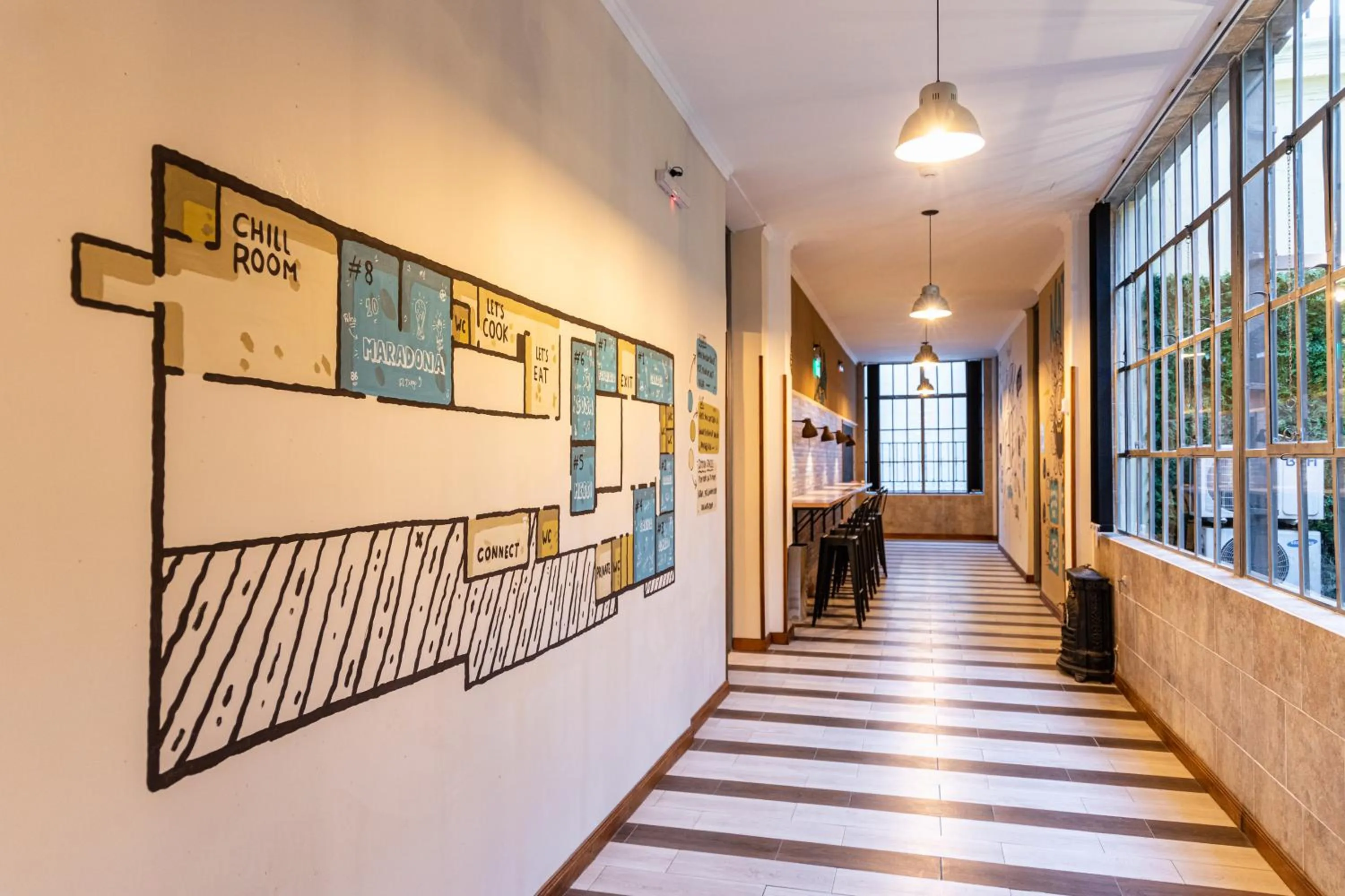 Lobby or reception in Che Juan Hostel BA