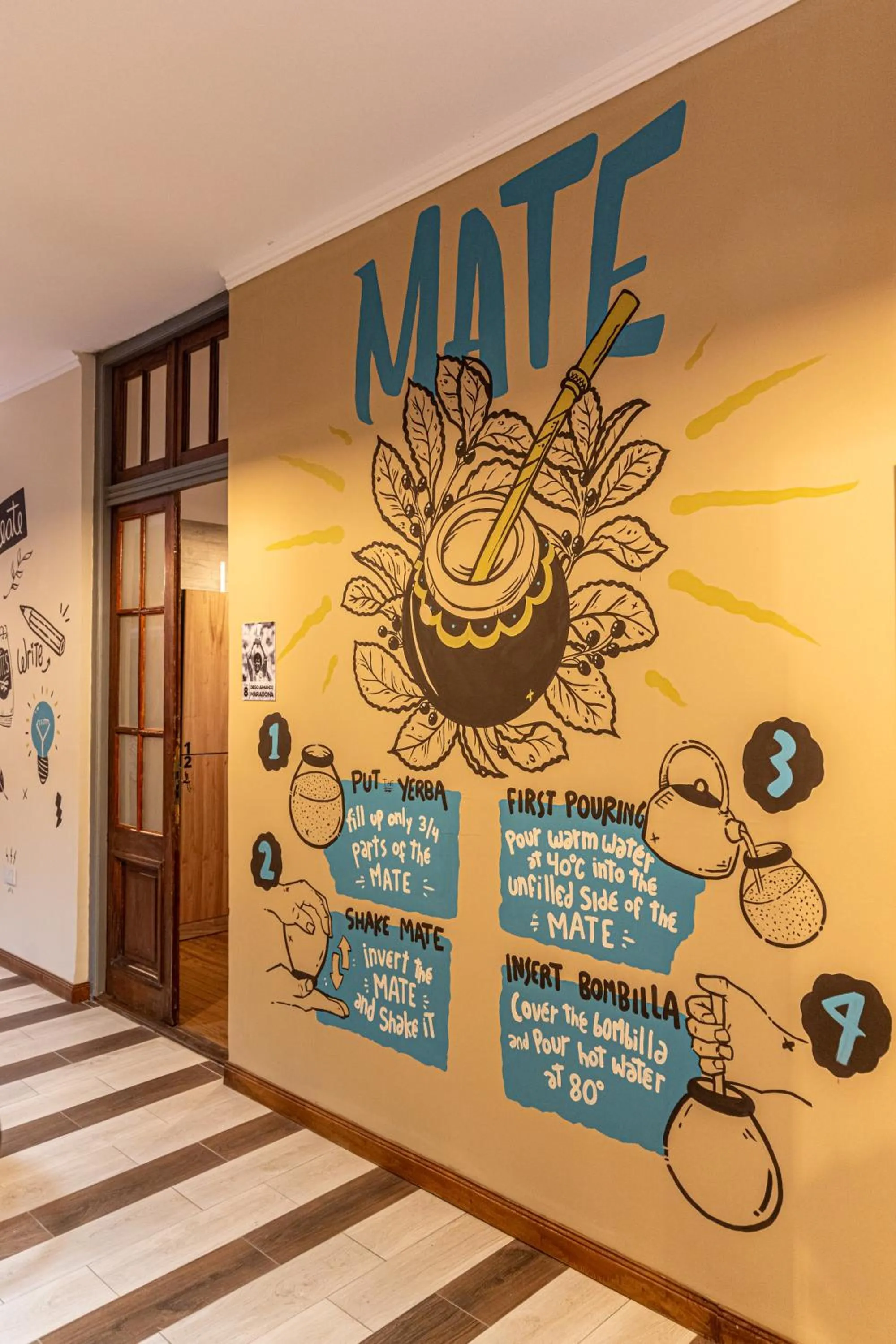 Communal lounge/ TV room in Che Juan Hostel BA