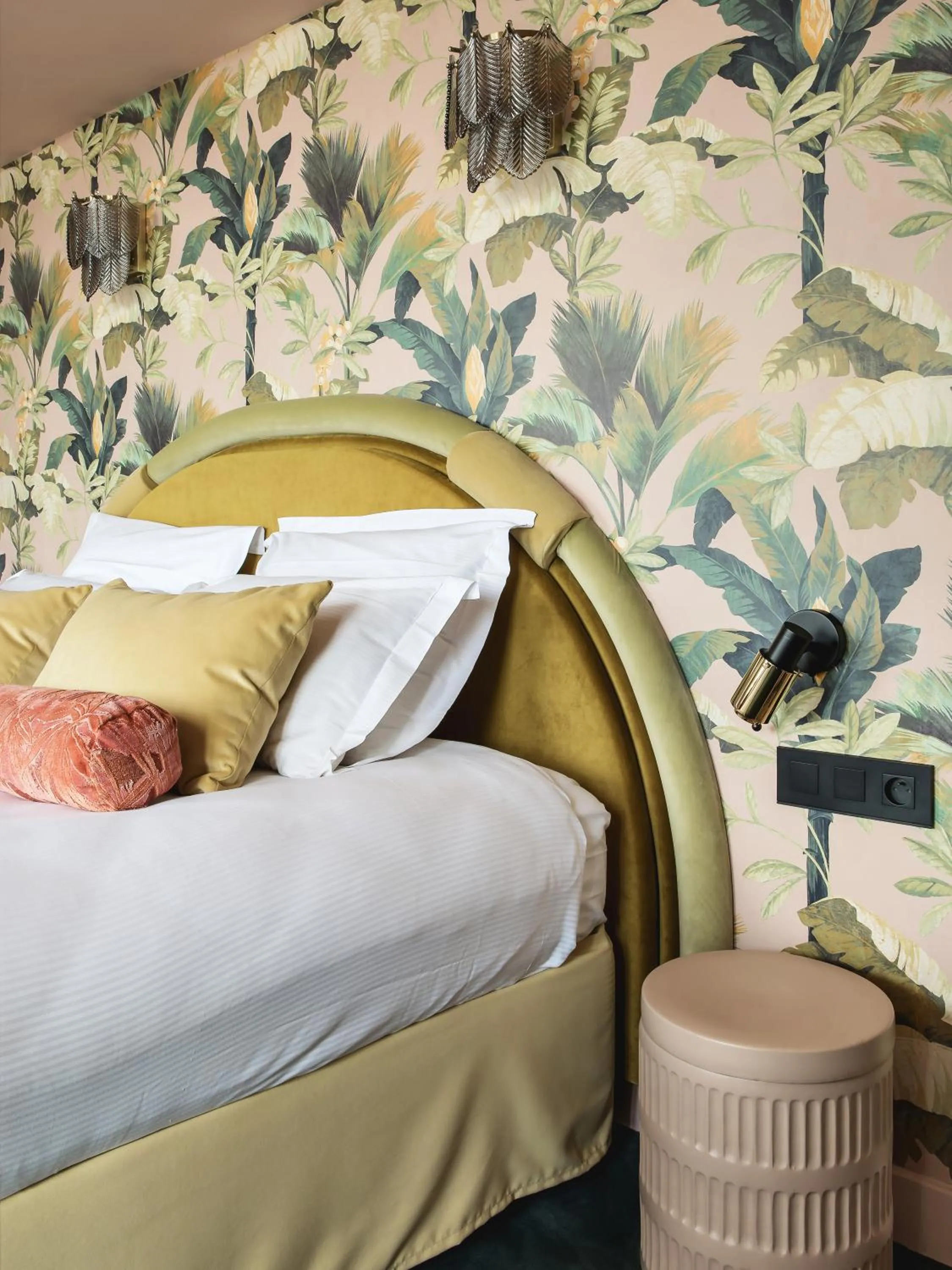 Bed in Hôtel Mercedes