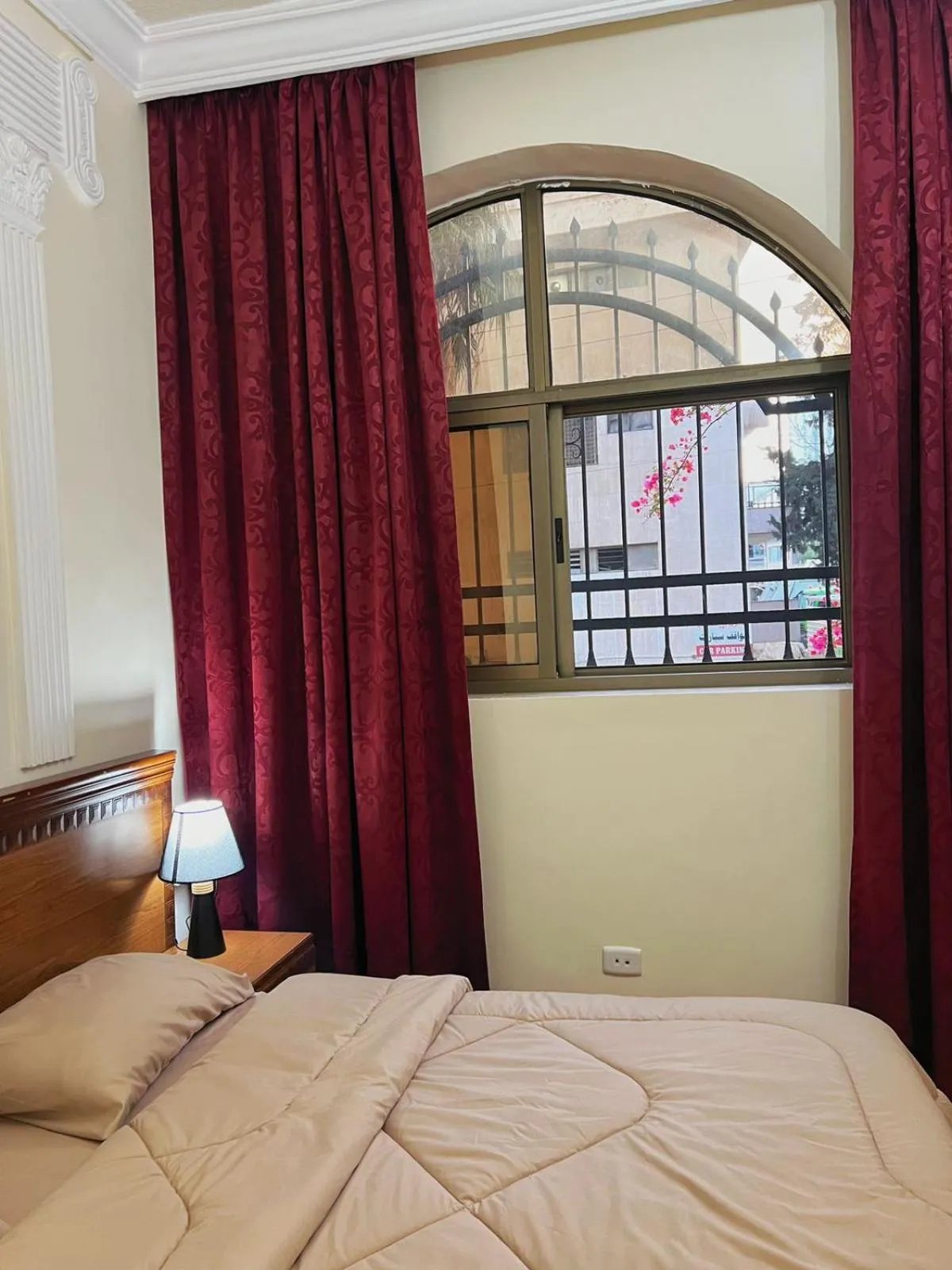 Bed in Sufara Hotel Suites