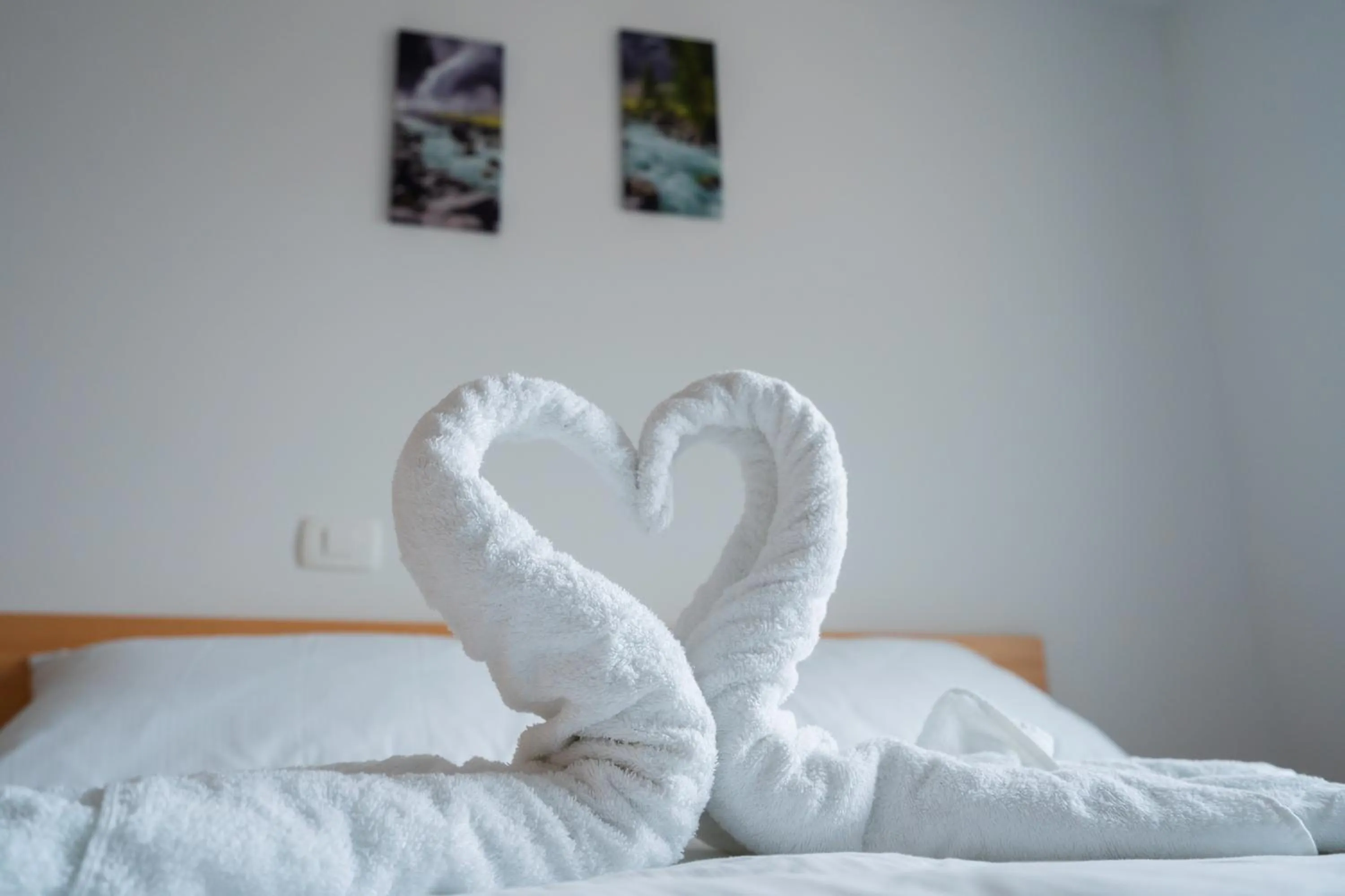 Bed in PJagodic Apartments & Wellness