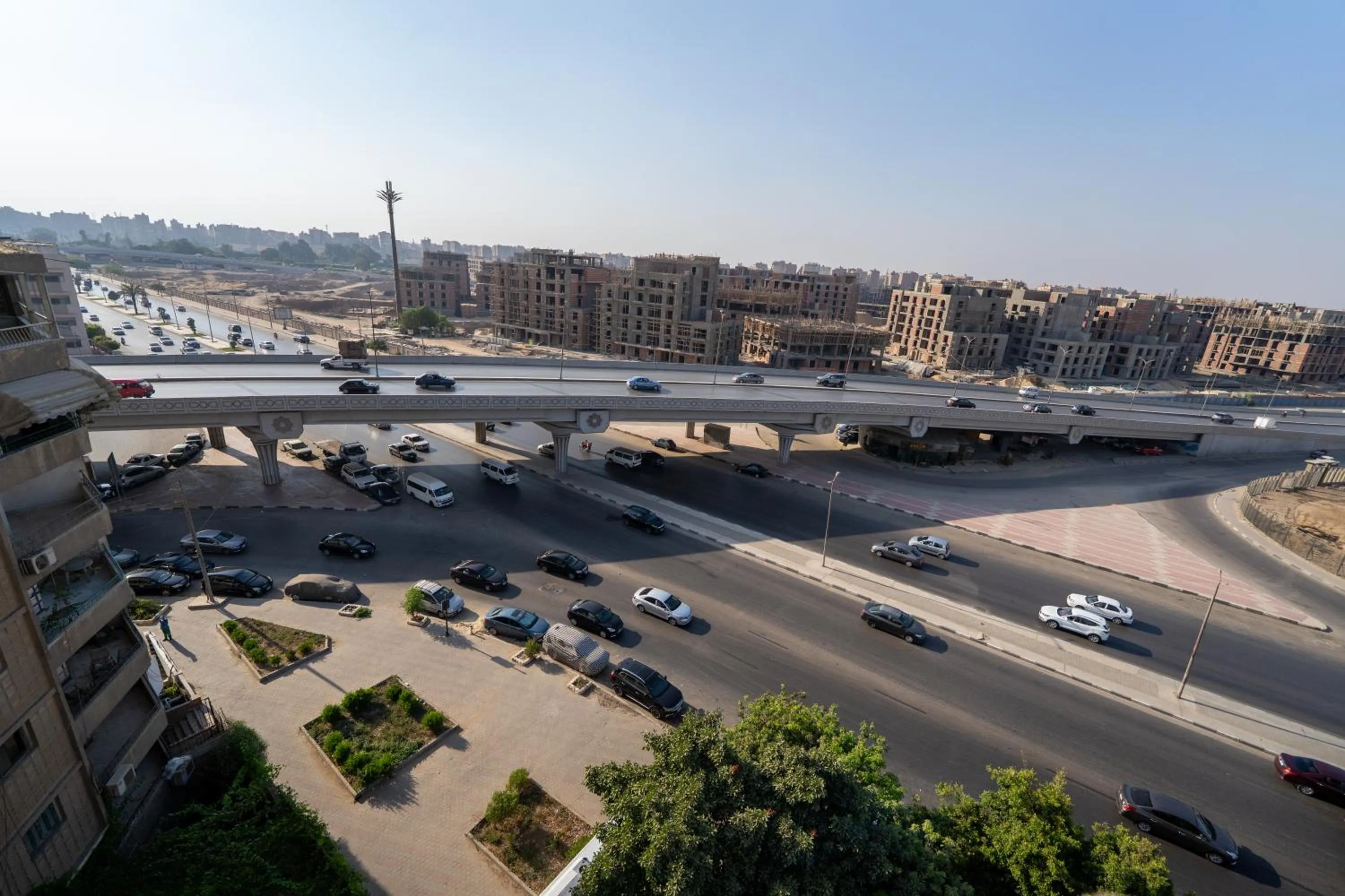 Street view in Helio Cairo Hotel