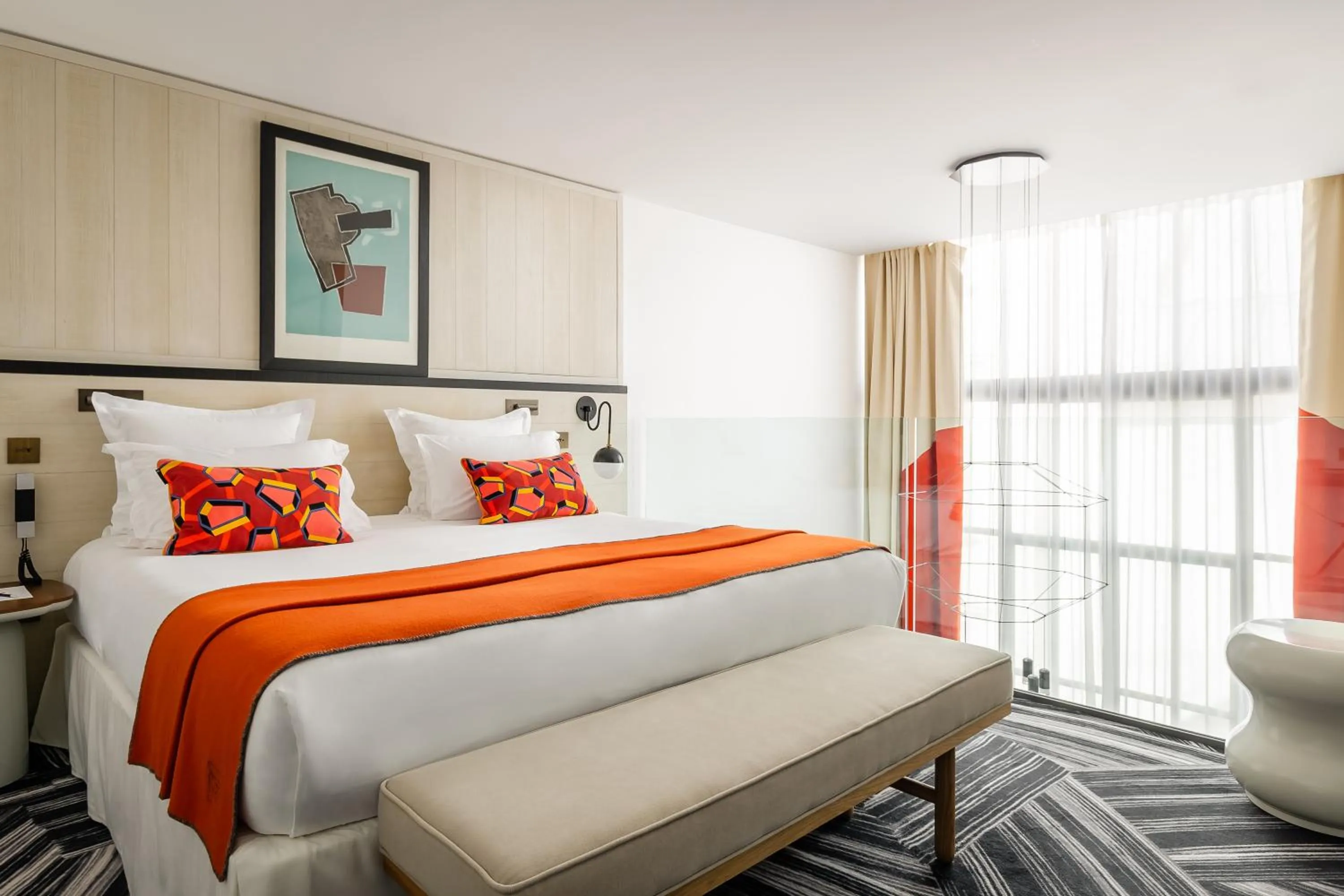 Bed in Hôtel du Ministère